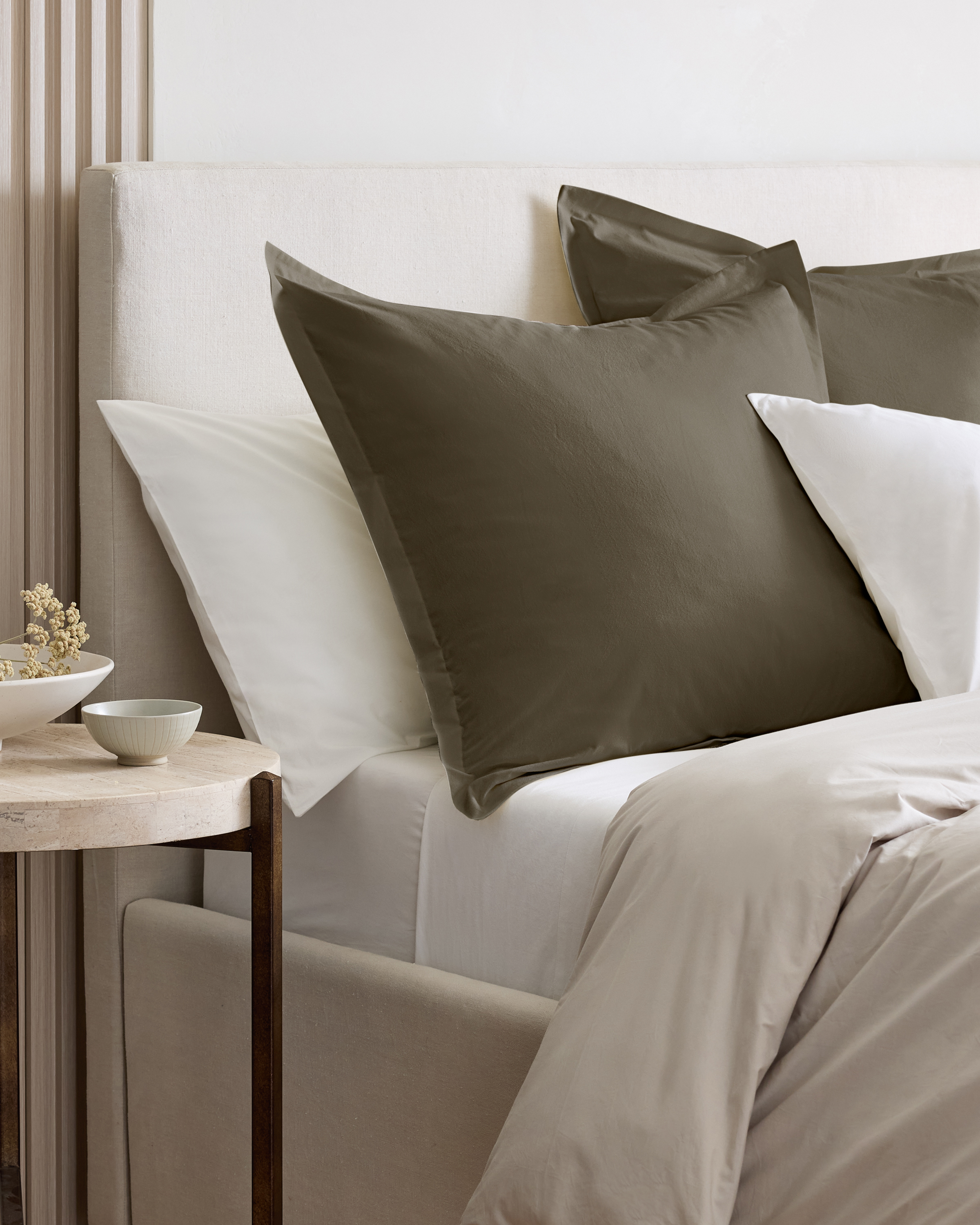 Organic Brushed Cotton Euro Sham - thumbnail 2