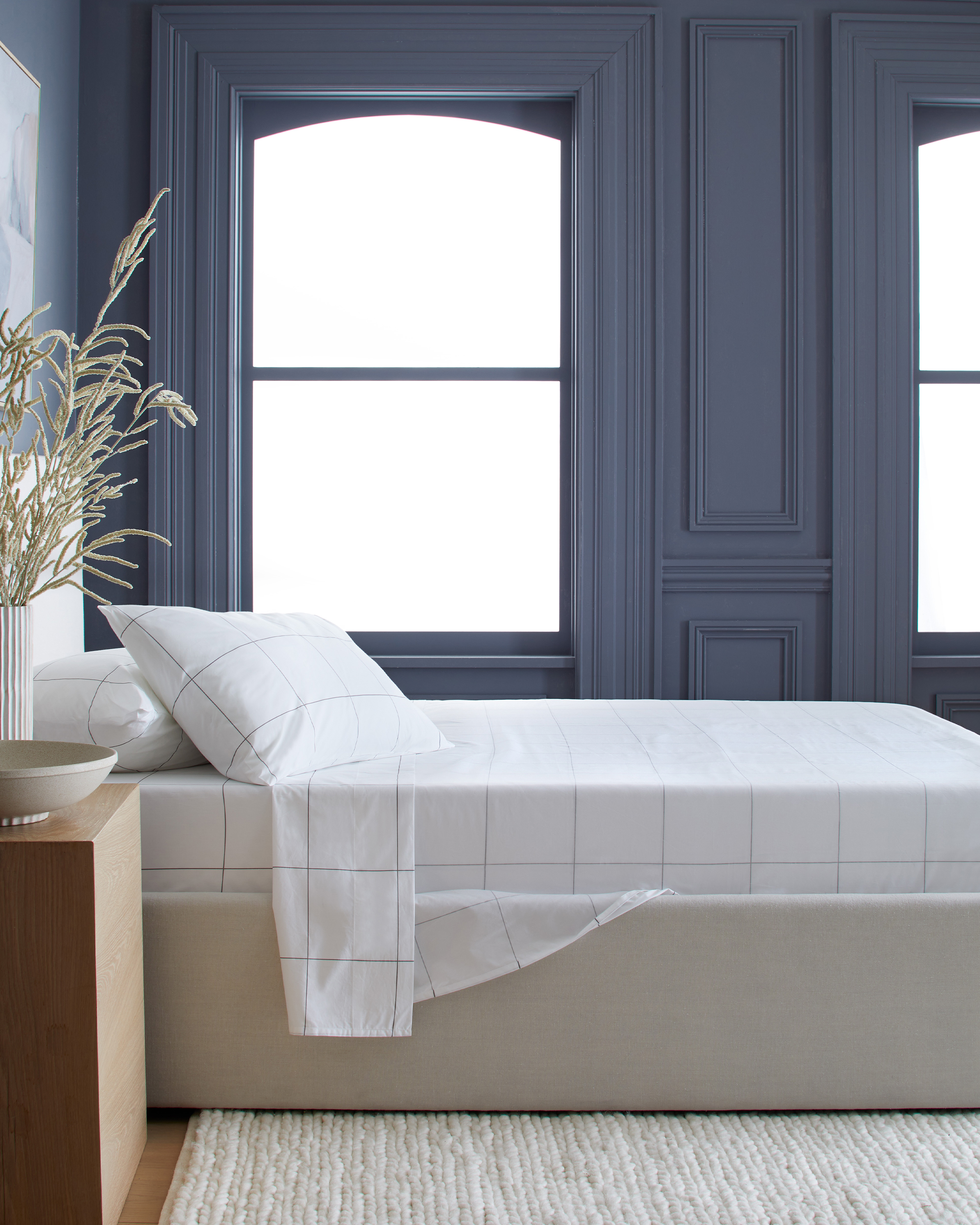 Quince Classic Percale Fitted Sheet - Thumbnail 3