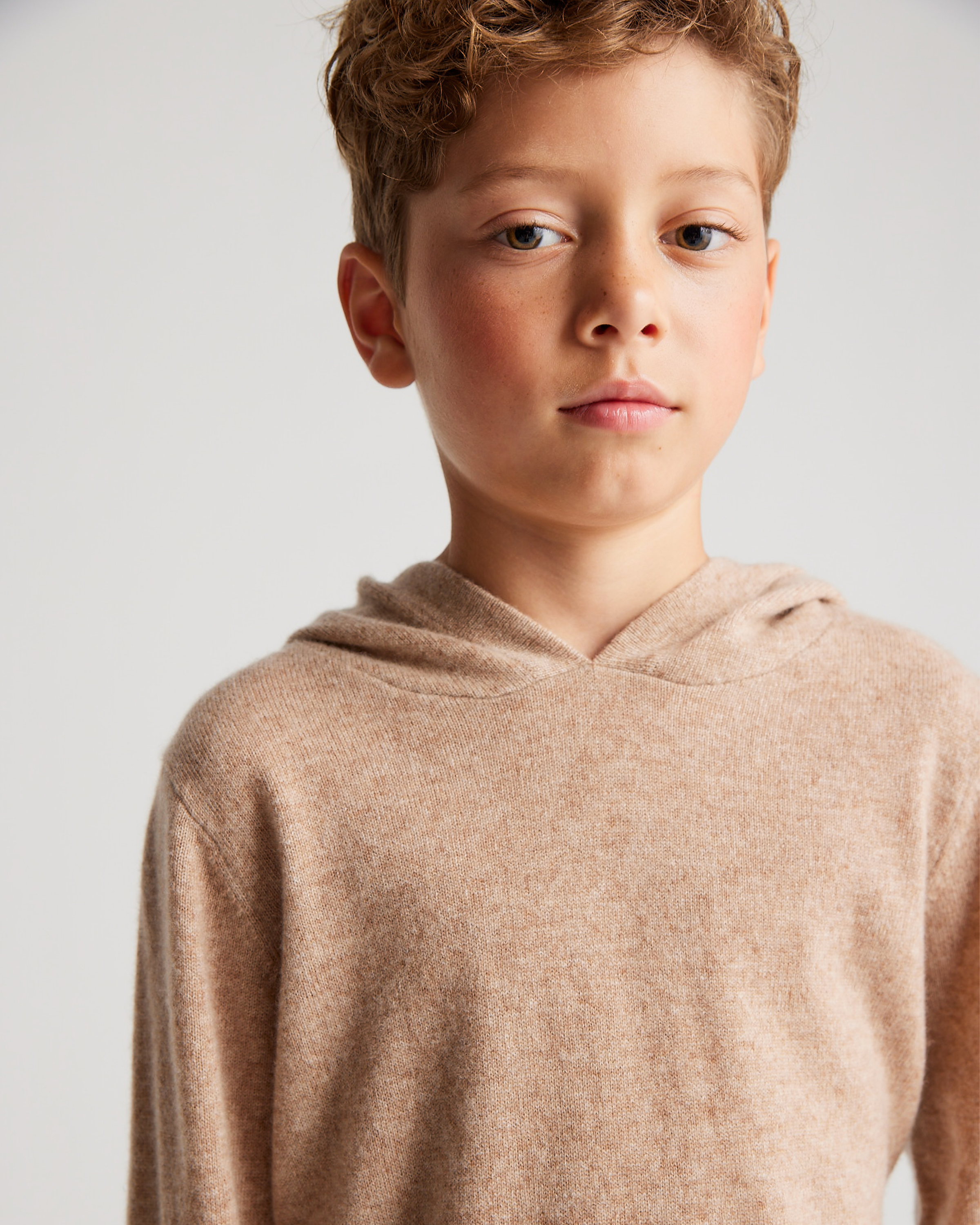 Mongolian Cashmere Hoodie - Kid - thumbnail 6