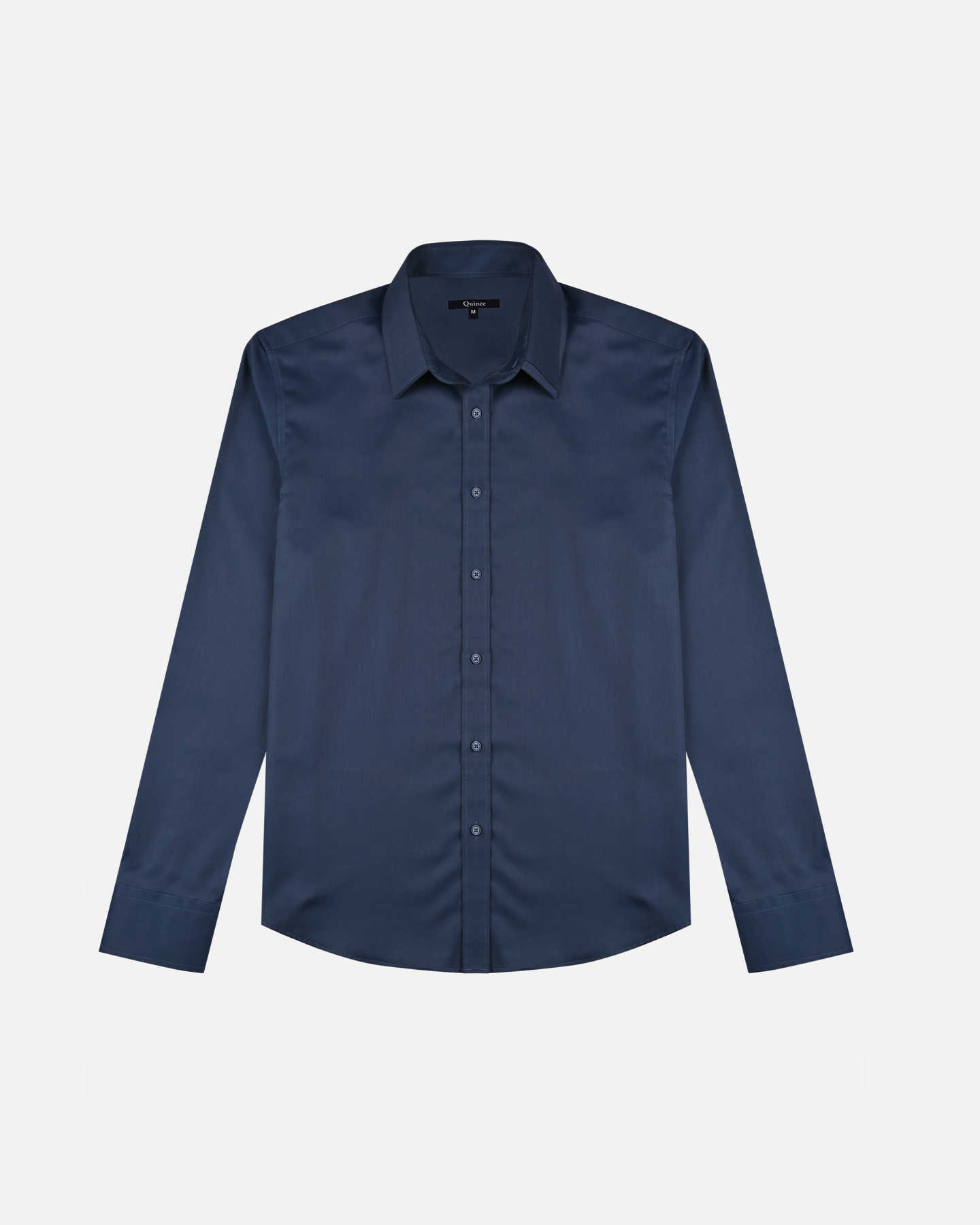  Luxe Button Down Shirt - Navy