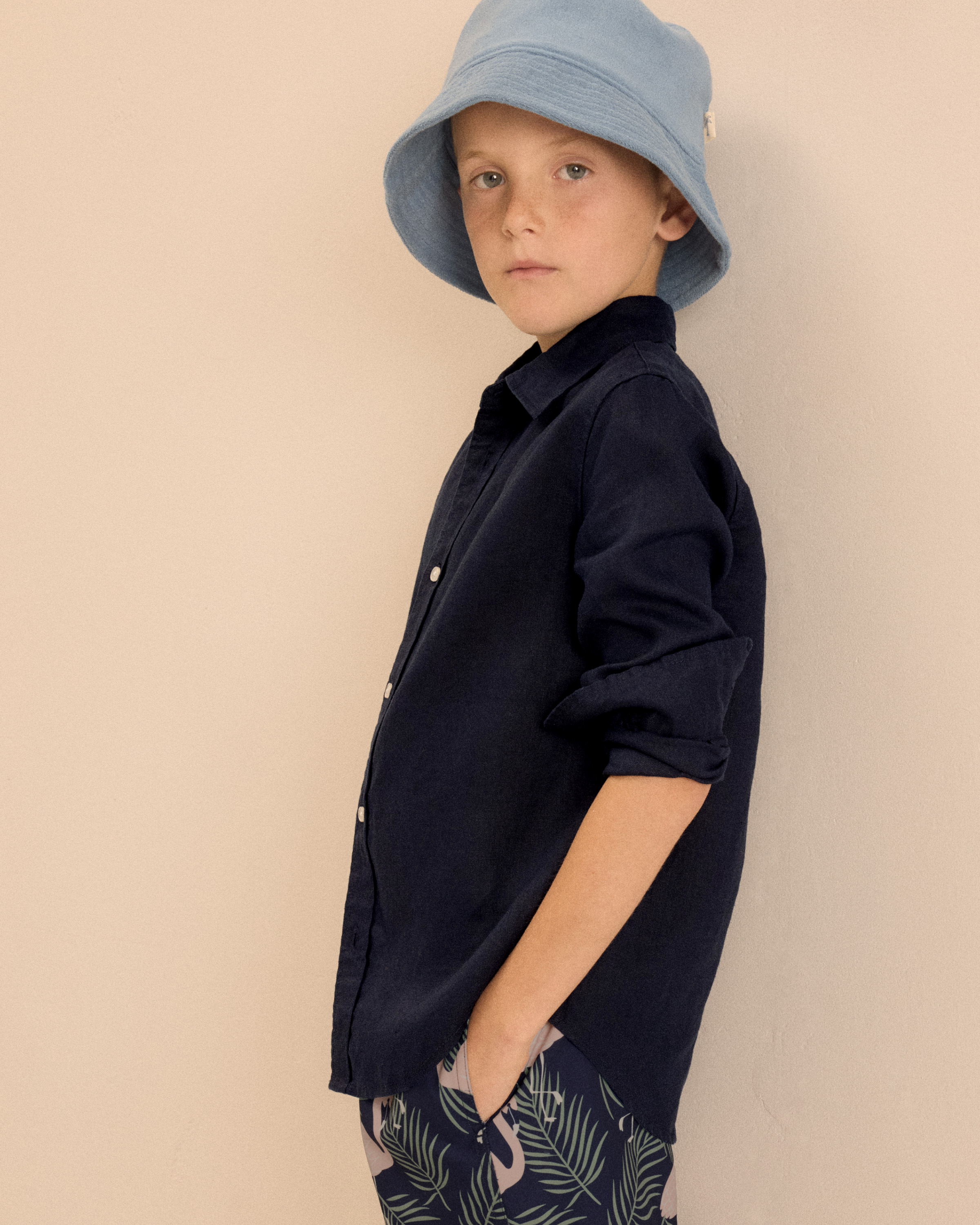 100% European Linen Long Sleeve Shirt - thumbnail 5