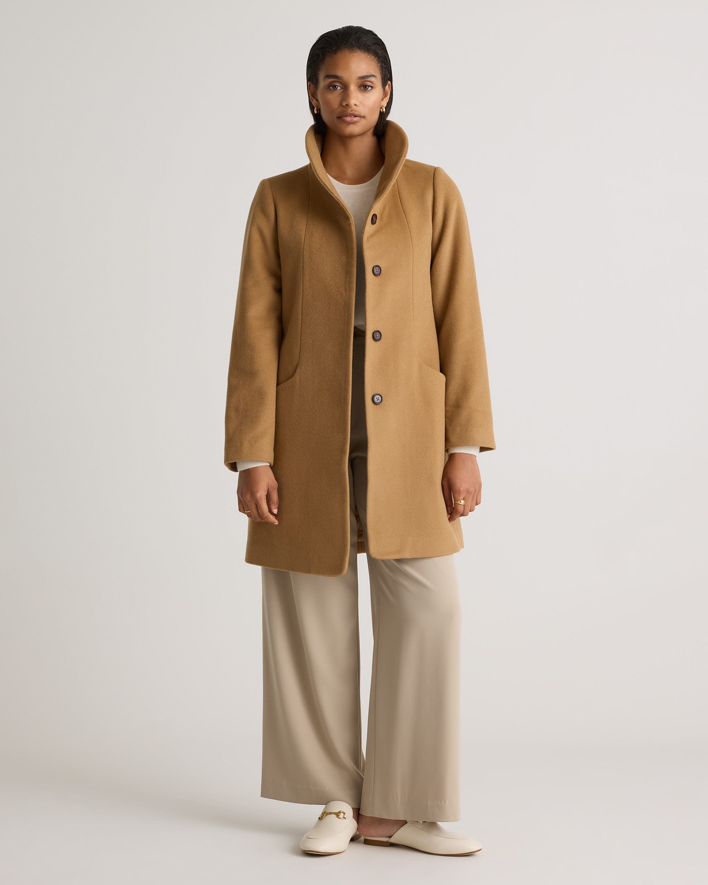 Italian Wool Cocoon Coat