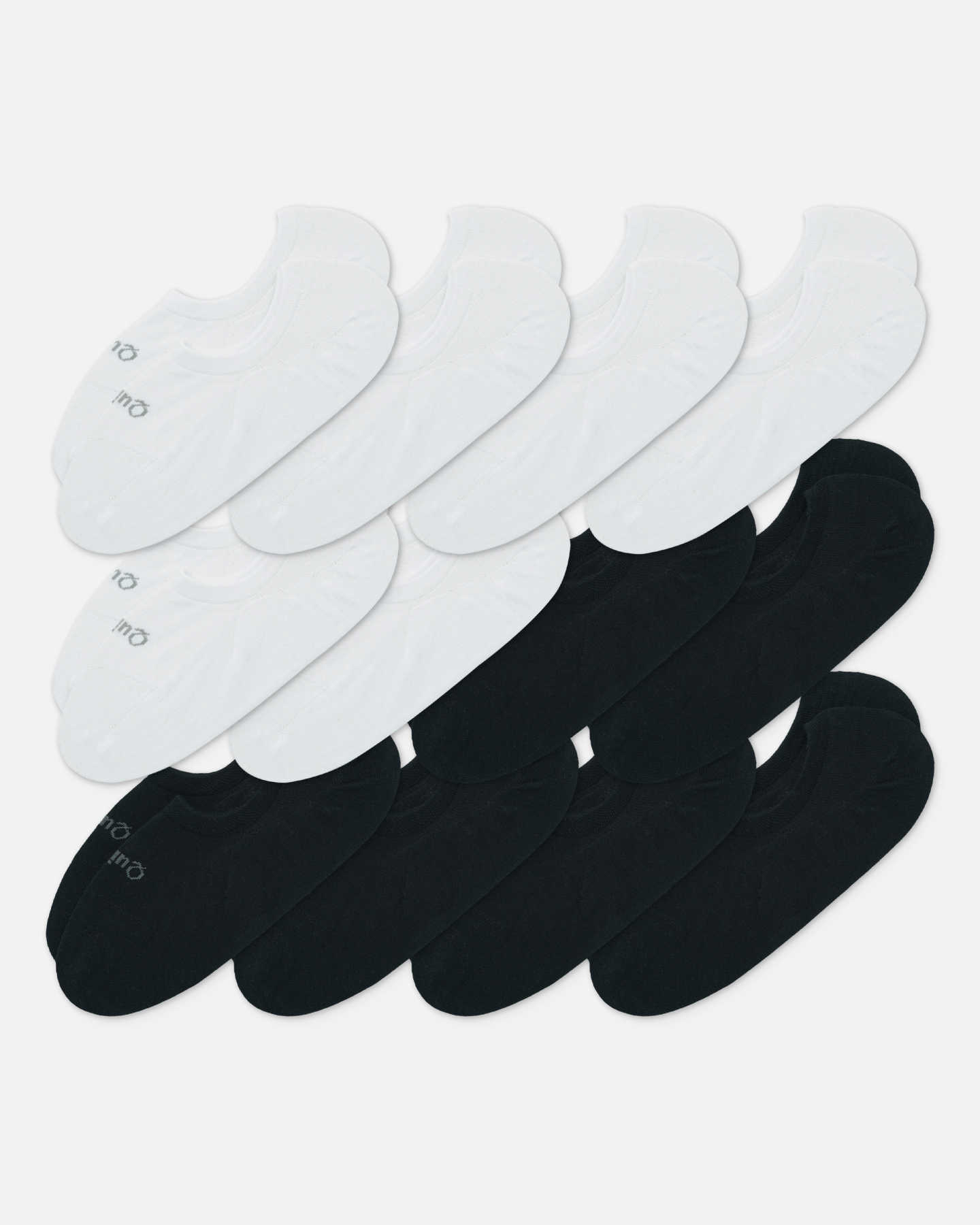  Lightweight Organic No-Show Socks (12-pack) - Multi