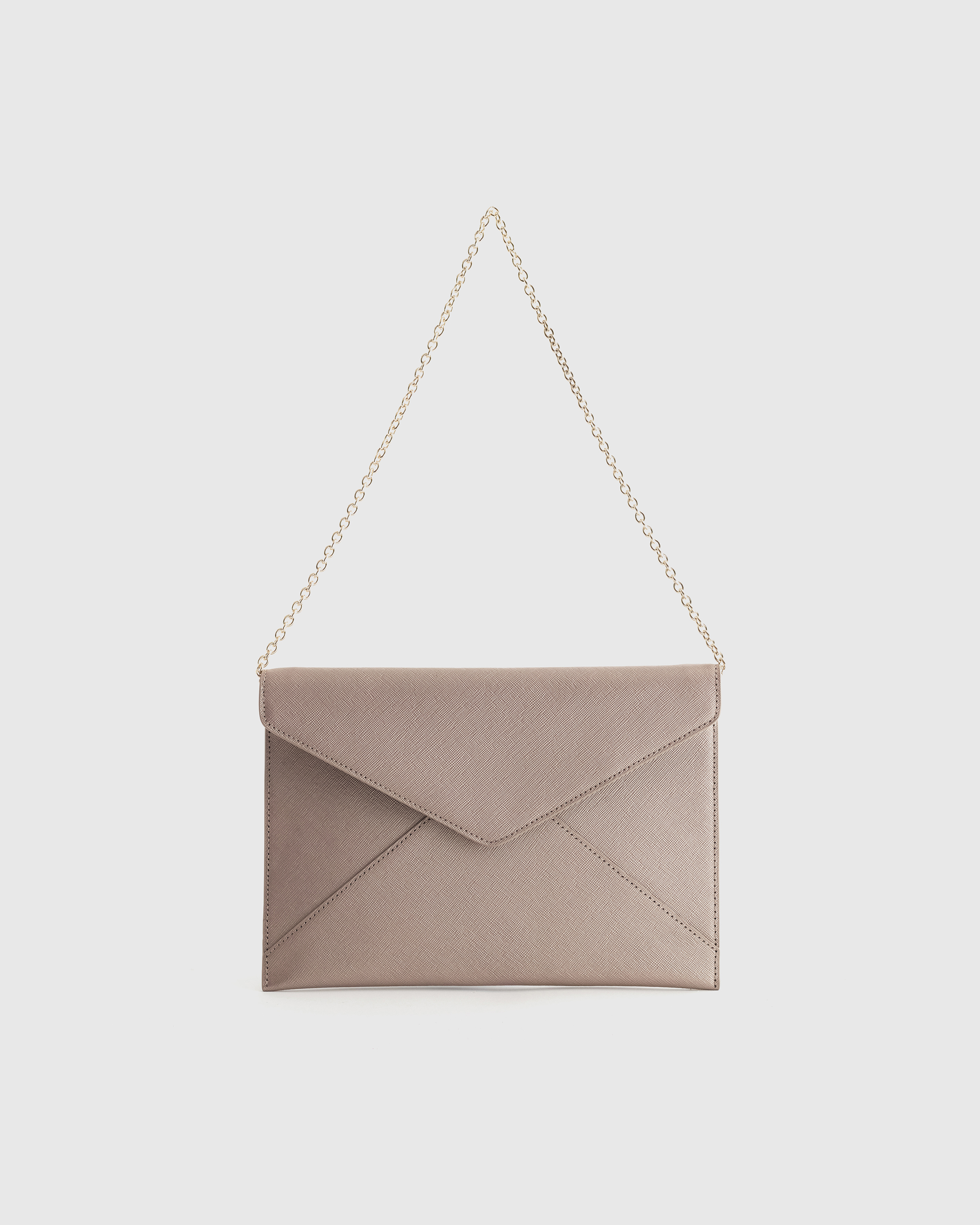 Envelope Clutch - Copper Brown