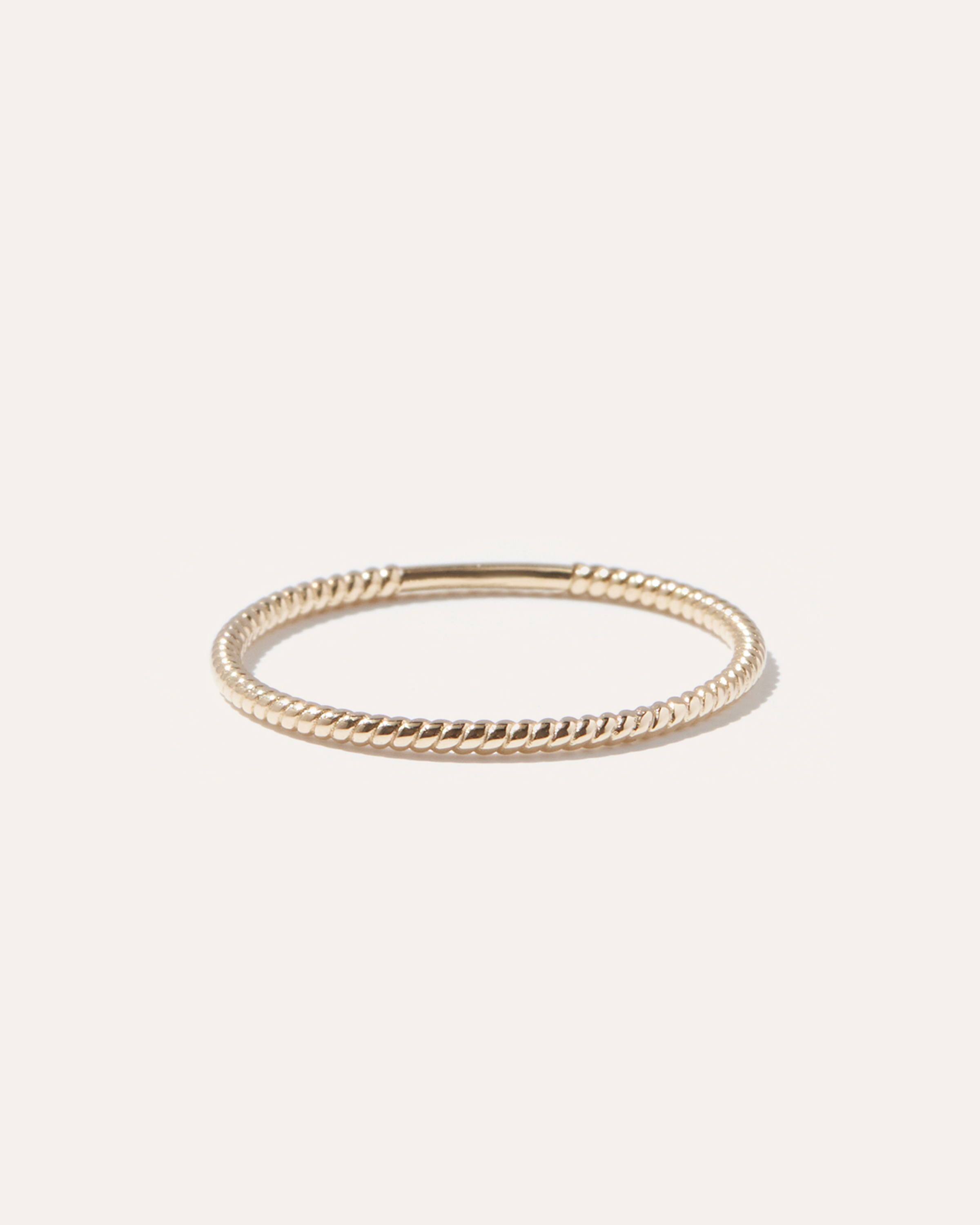 14K Gold Twist Ring