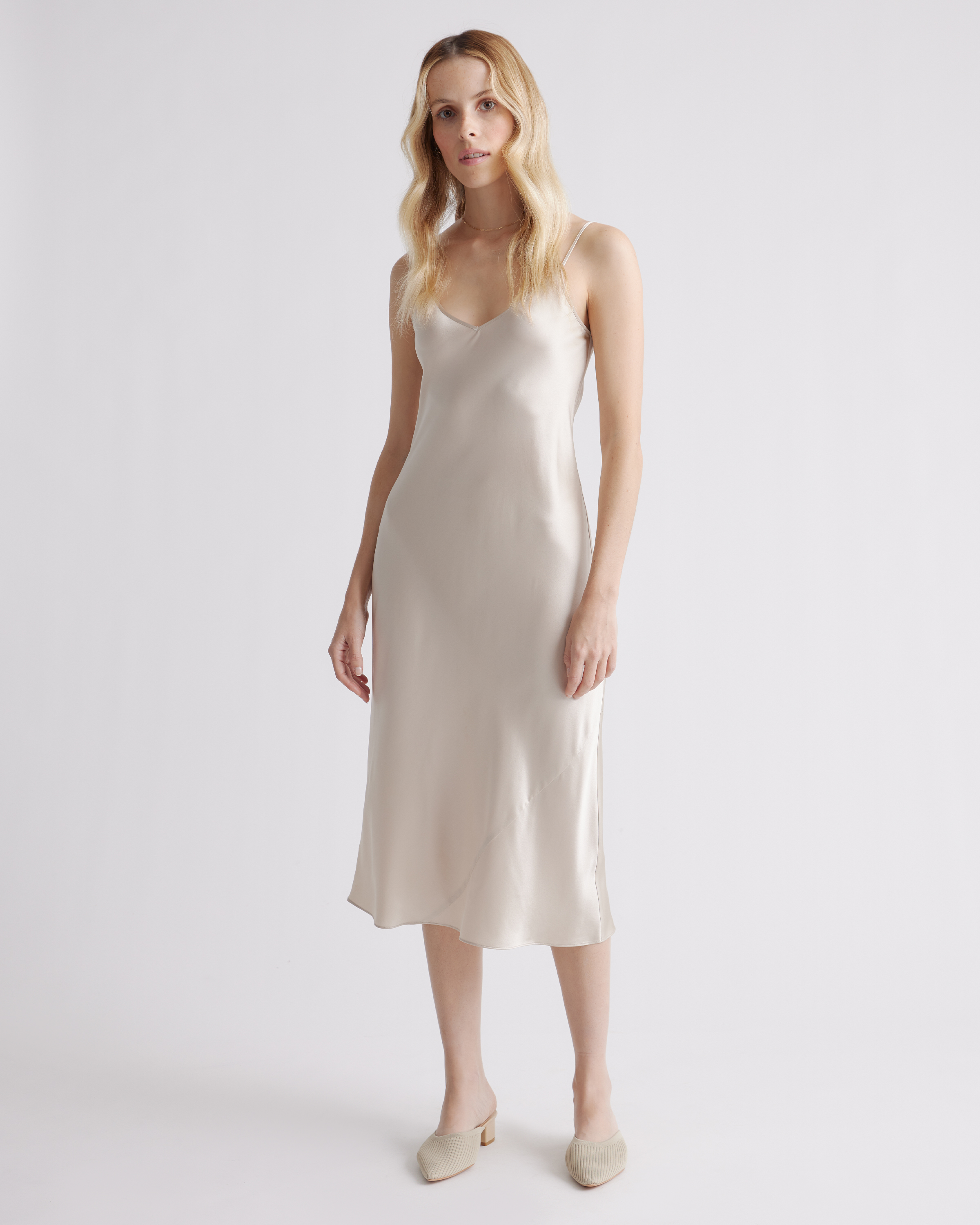 100% Washable Silk Slip Dress