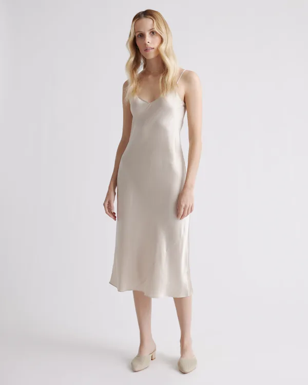 100% Washable Silk Slip Dress