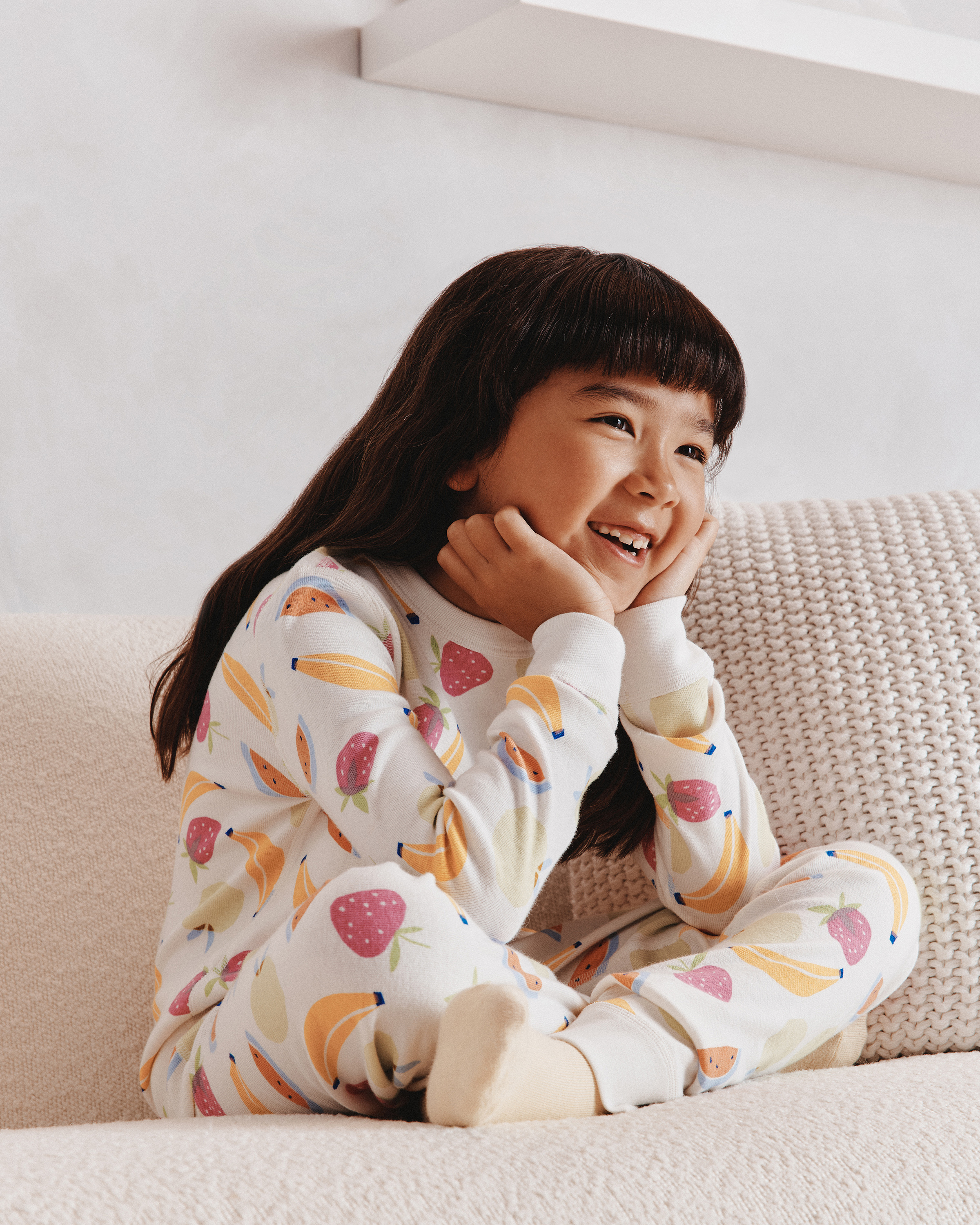 100% Organic Cotton Long Sleeve and Pant Pajama Set - thumbnail 4