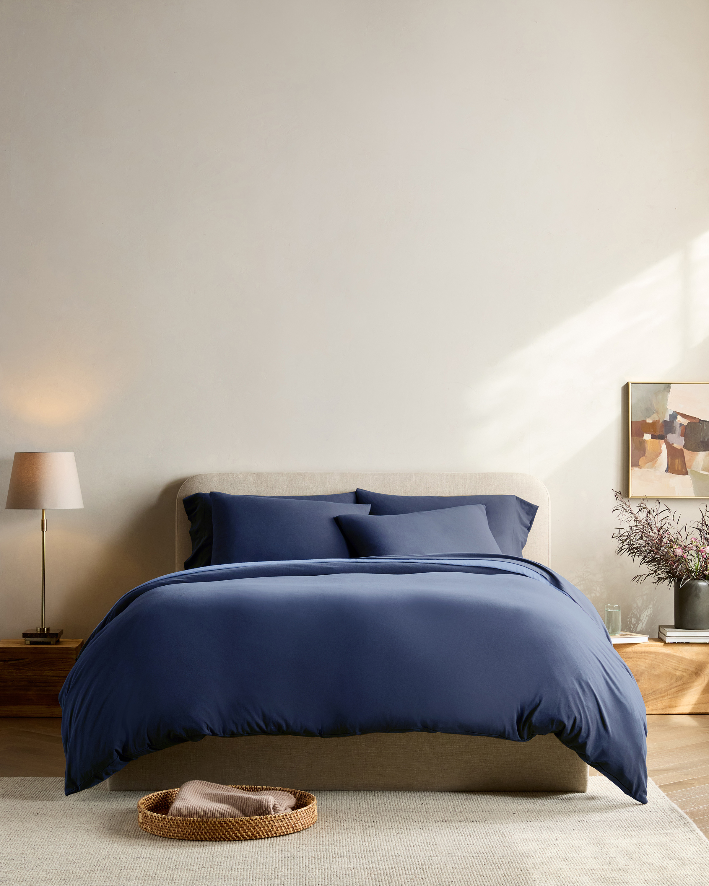 Organic Jersey Duvet Cover Set - thumbnail 7