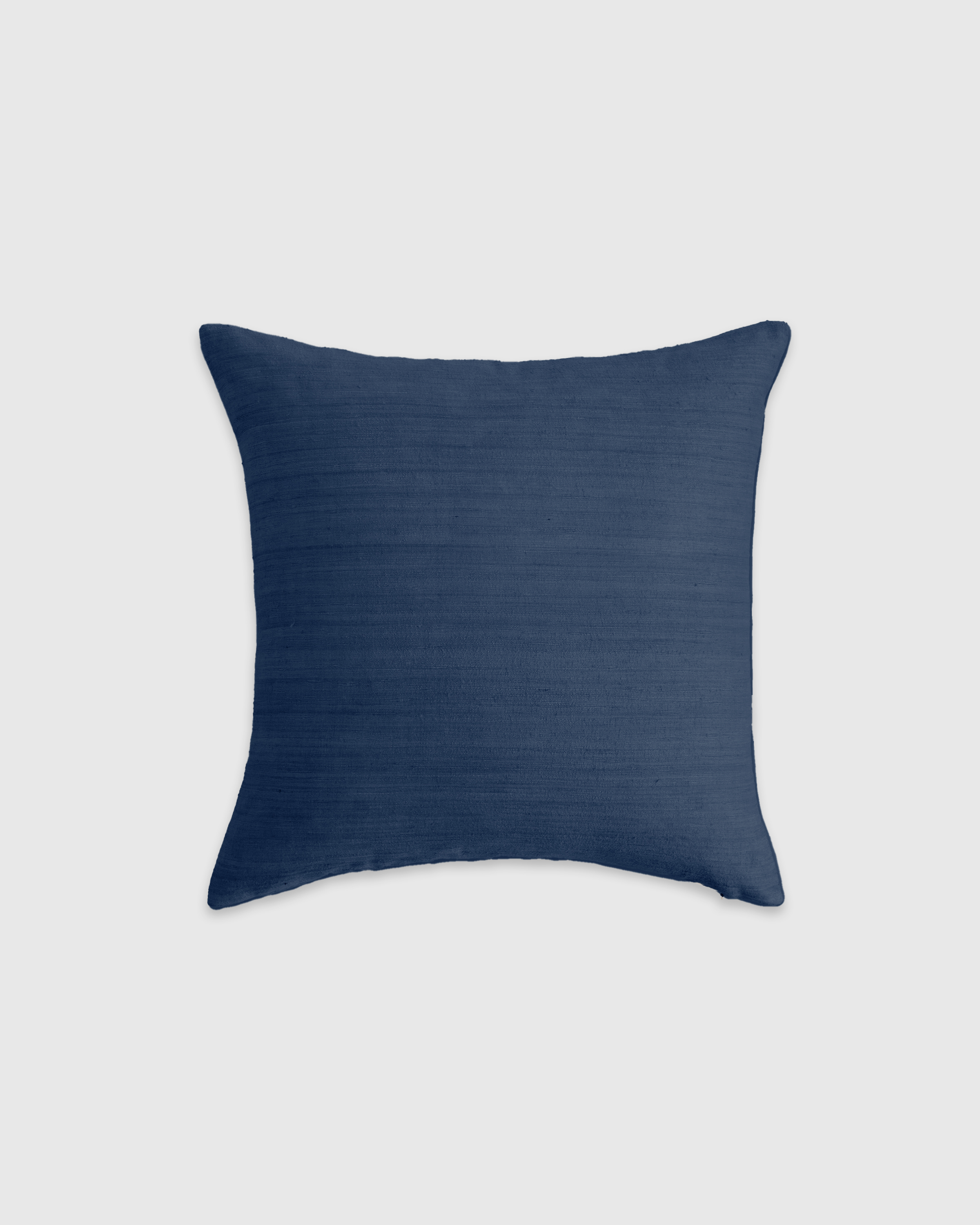 Quince Raw Silk Pillow Cover In Blue
