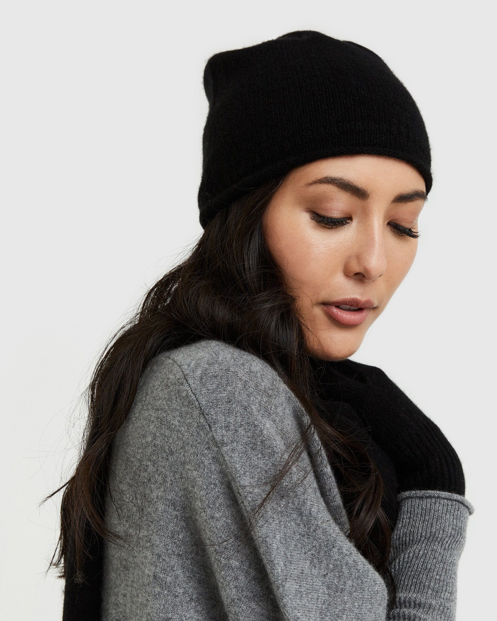 quince cashmere beanie