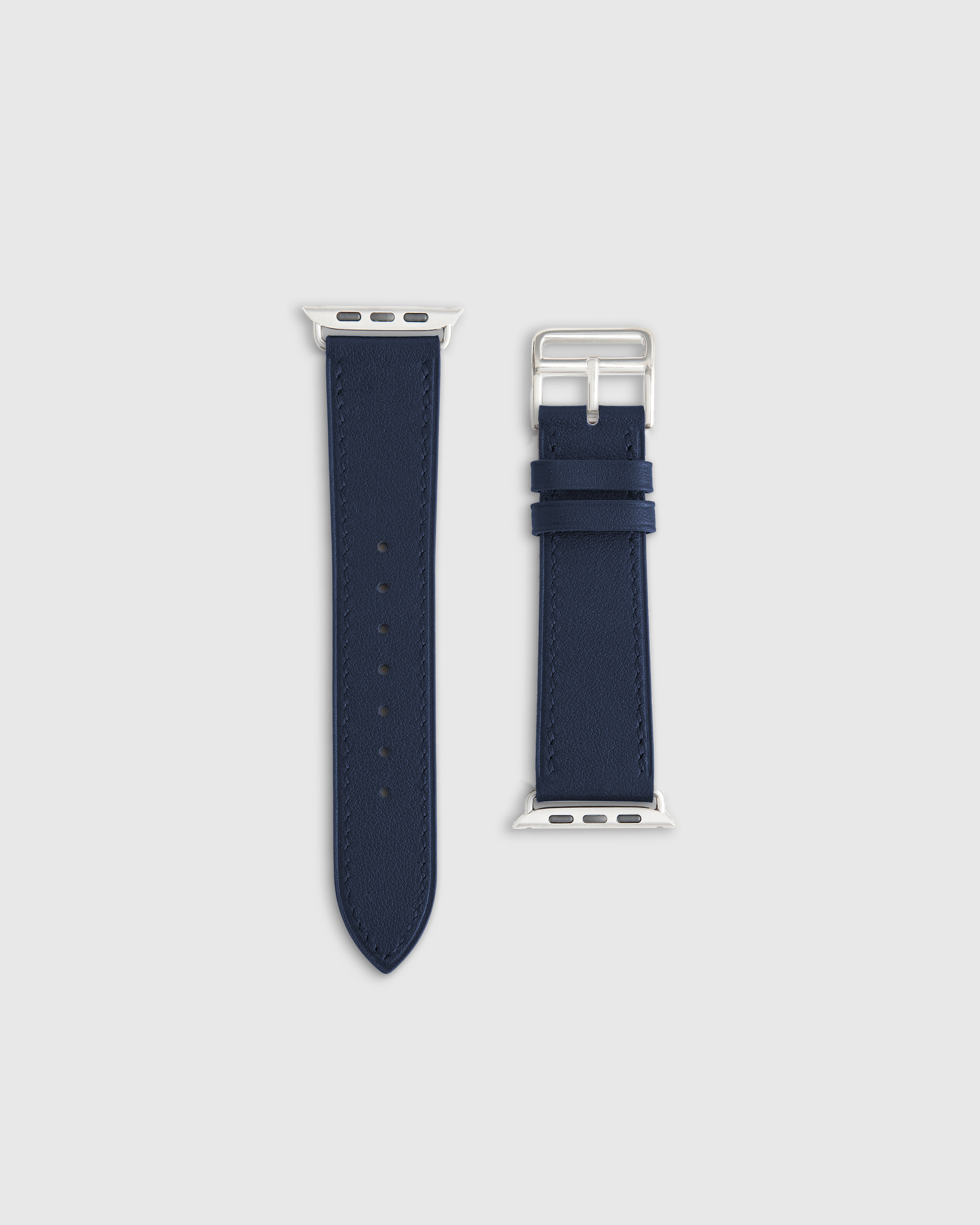 Quince Leather Apple Watch Band In Midnight