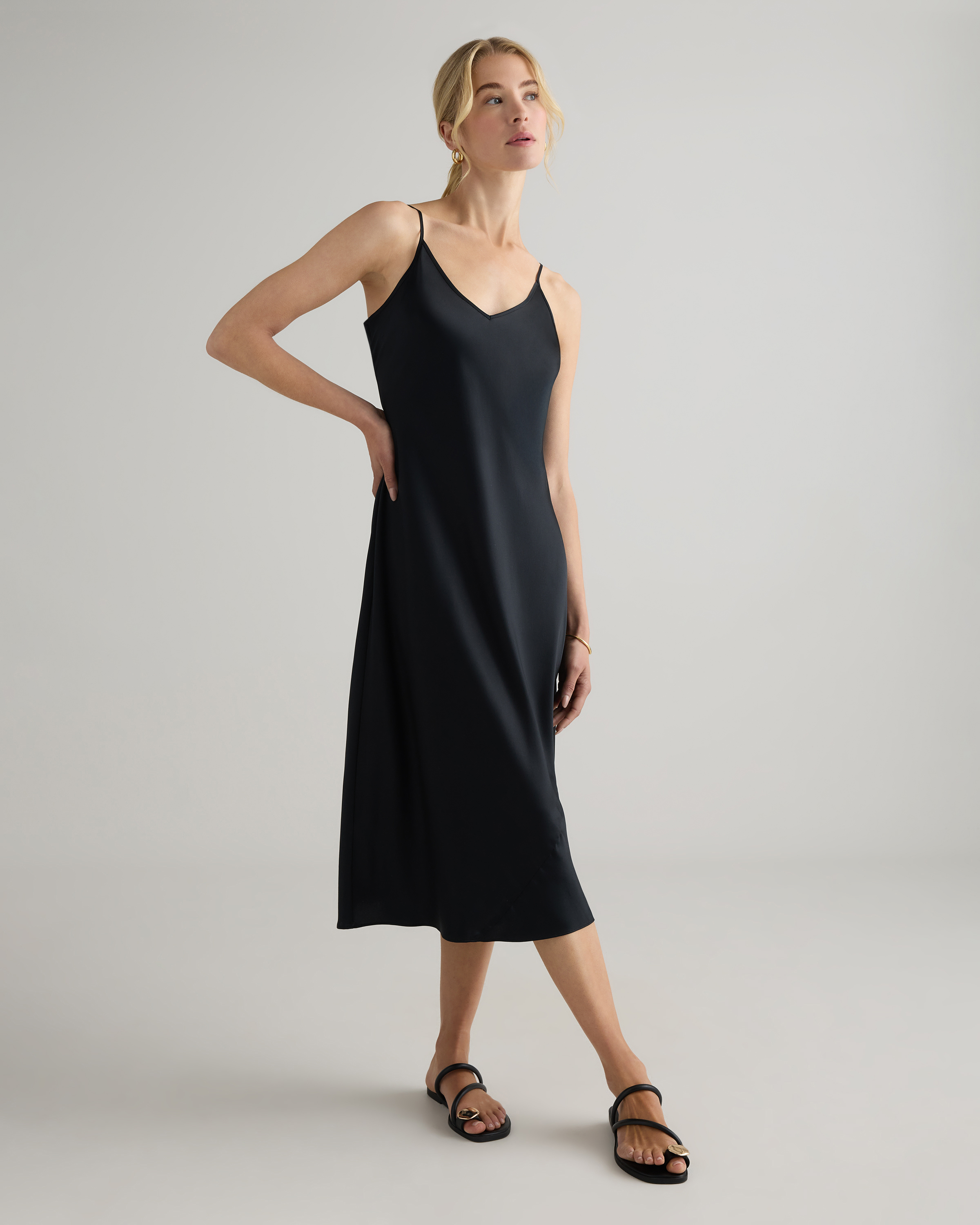 100% Washable Silk Slip Dress