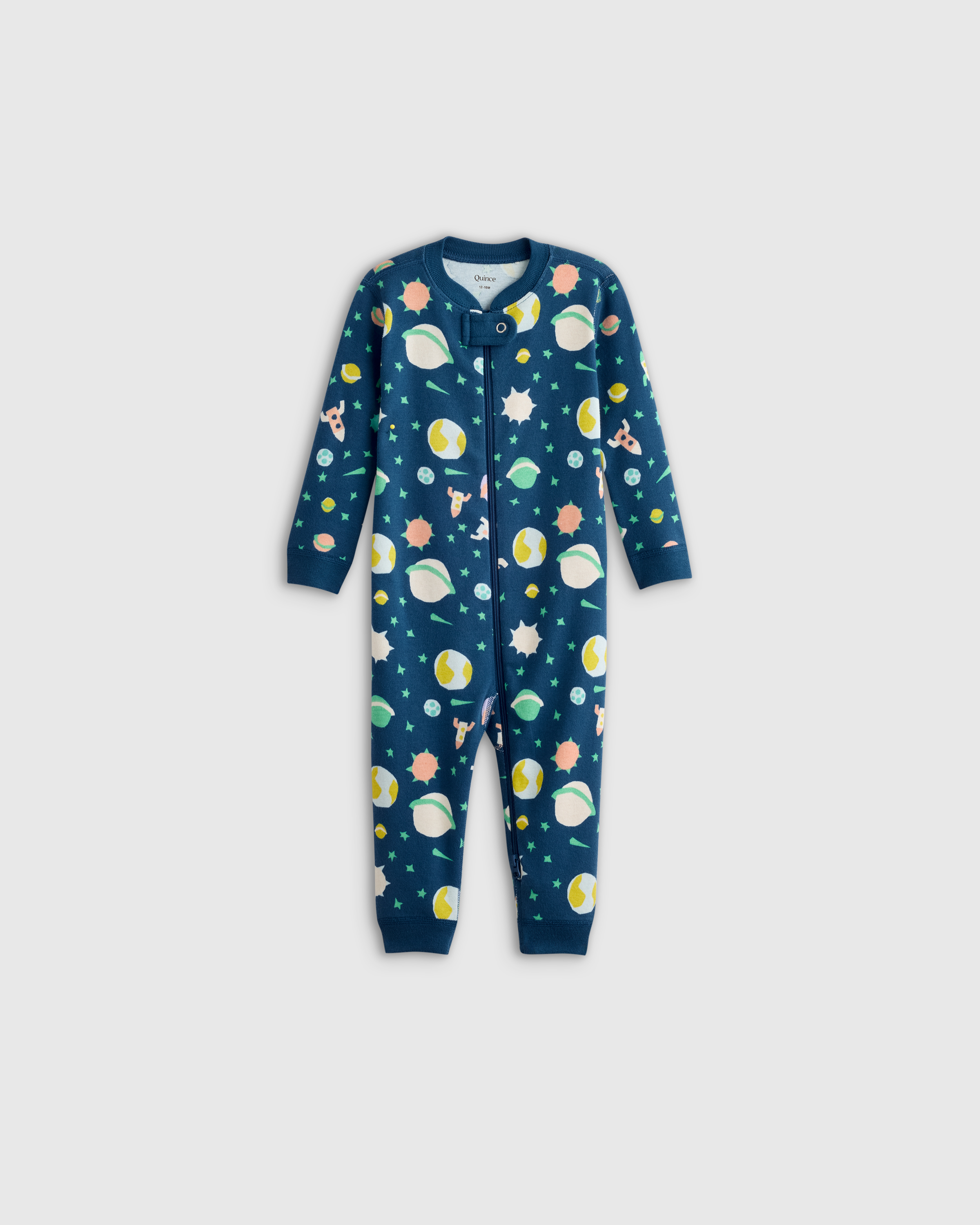 100% Organic Cotton One Piece Pajama - Baby - thumbnail 9