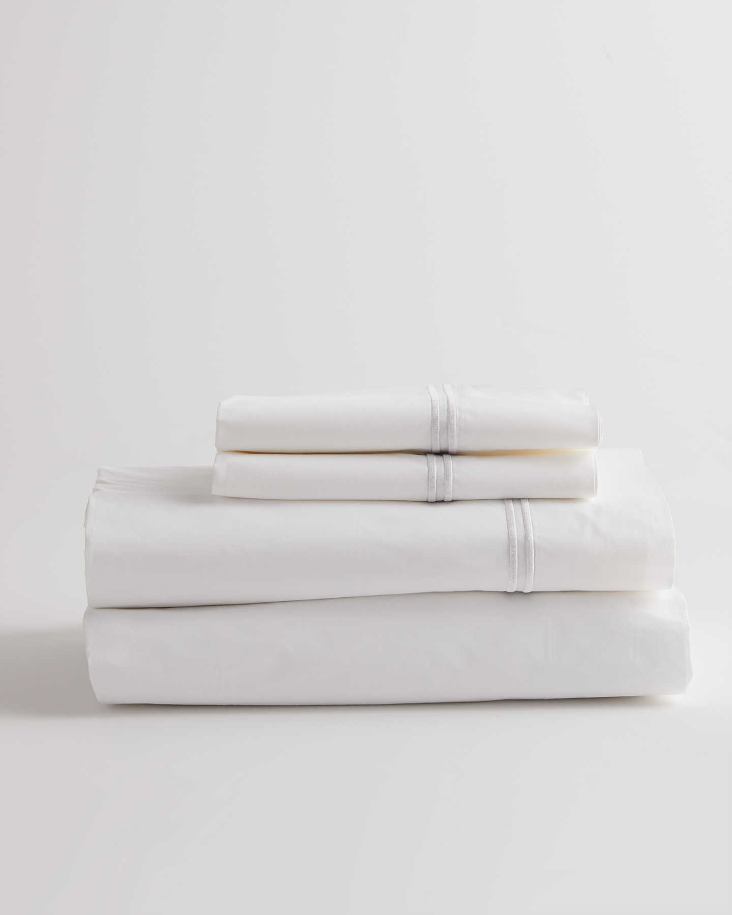 Luxe Italian Cotton Hotel Sheet Set - White - 0