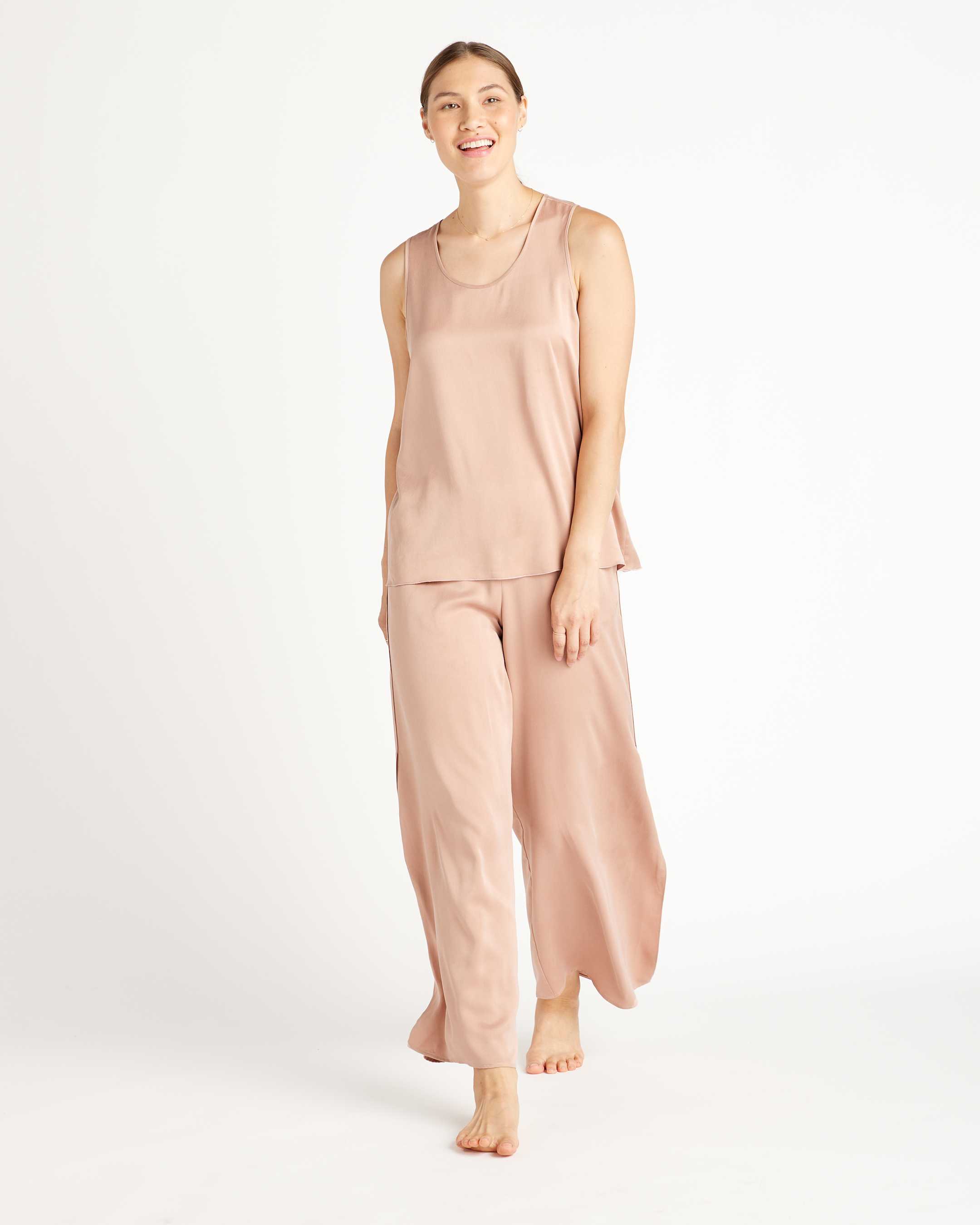 Washable Silk Pajamas (Tank & Pants Set) Quince