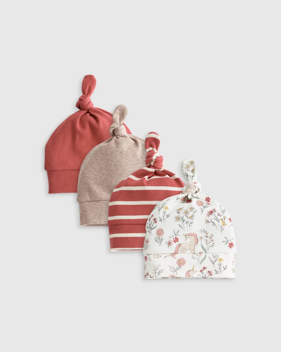 Hats Unicorn Floral 4-Pack