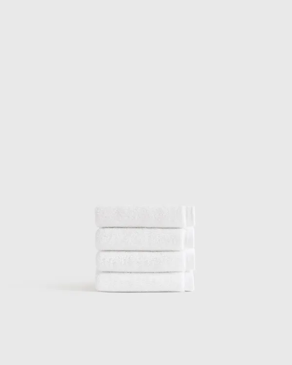 Plush Organic Turkish Cotton Washcloth (Set of 4)