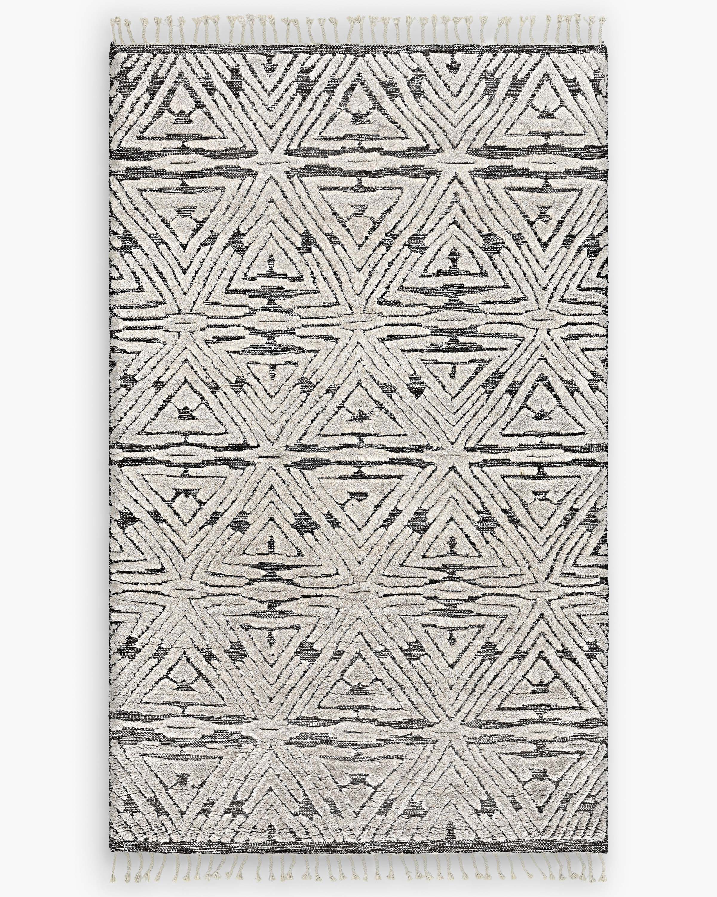 Quince Bellamy Hand Knotted Wool Rug In Ivory