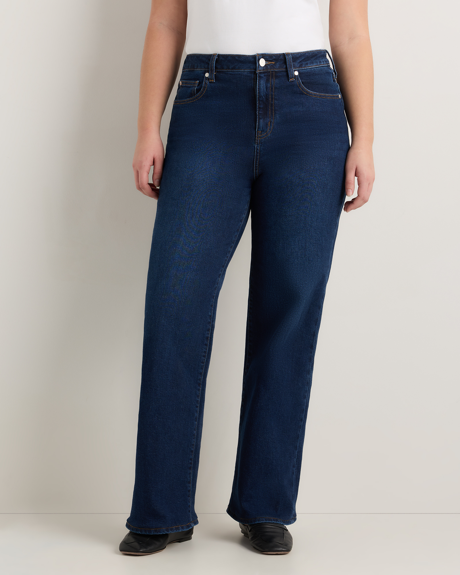 Bella Stretch Wide Leg Jeans - 30"