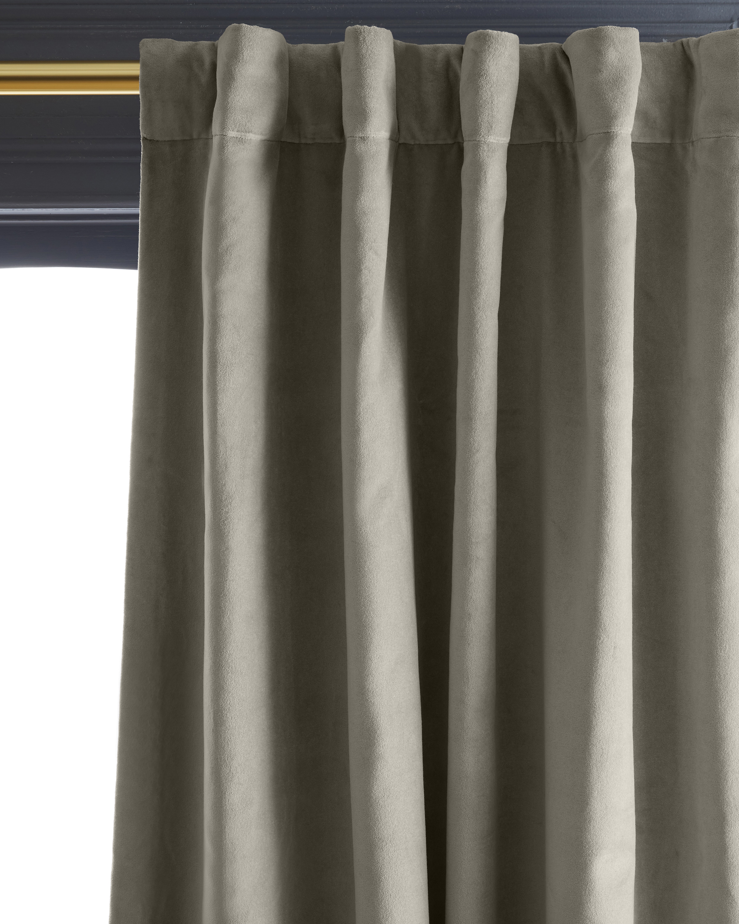 Cotton Velvet Room Darkening Curtain - thumbnail 7
