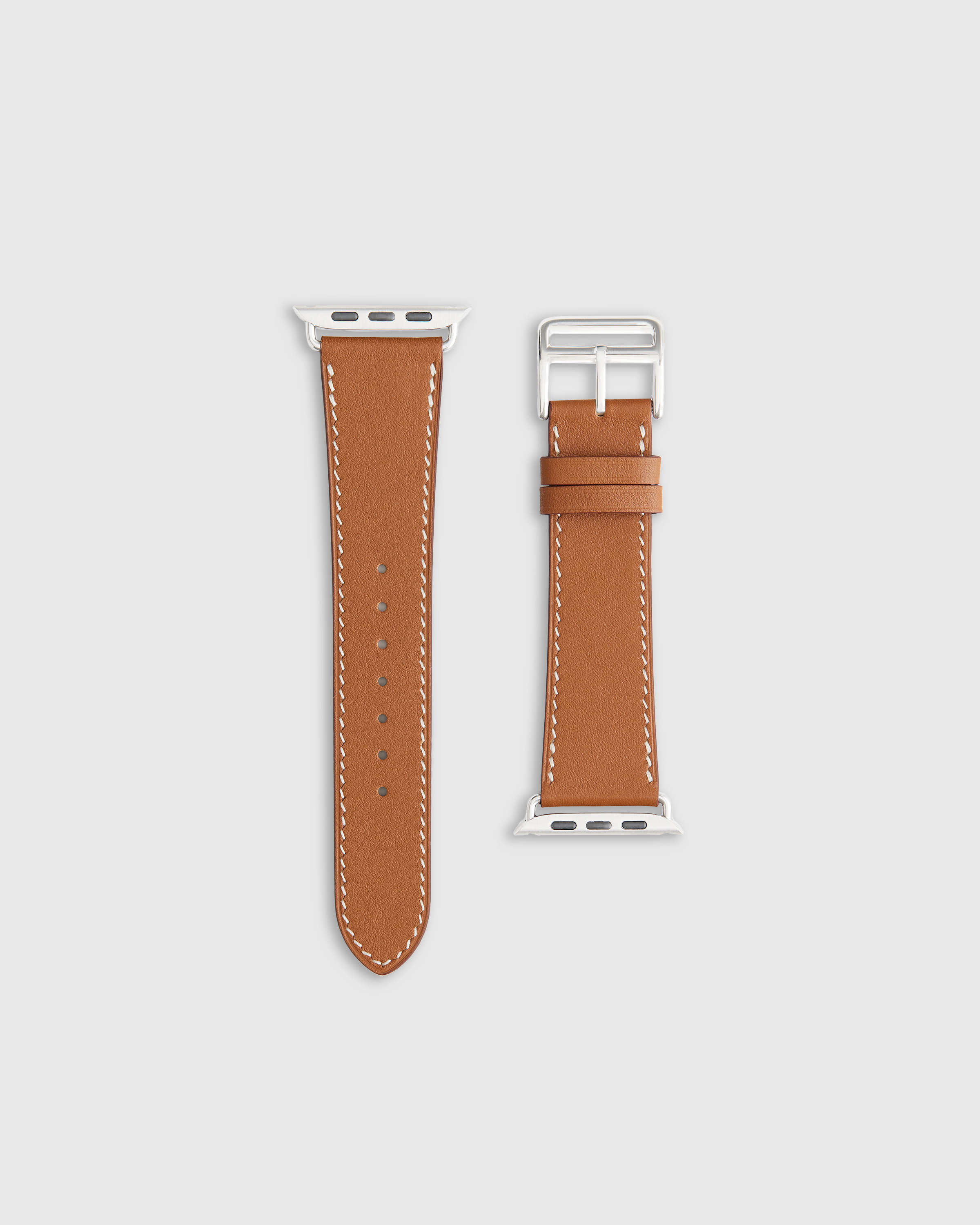 Quince Leather Apple Watch Band In Cognac
