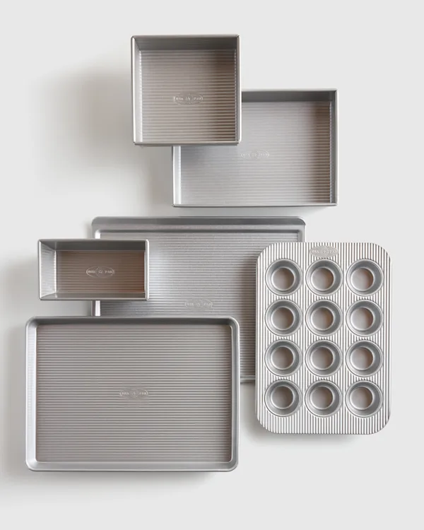 6-Pc Nonstick Steel Bakeware Set by USA Pan