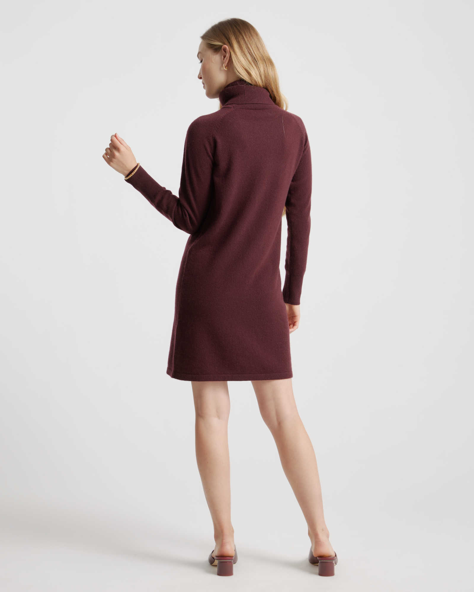 Cashmere Turtleneck Sweater Dress | Quince
