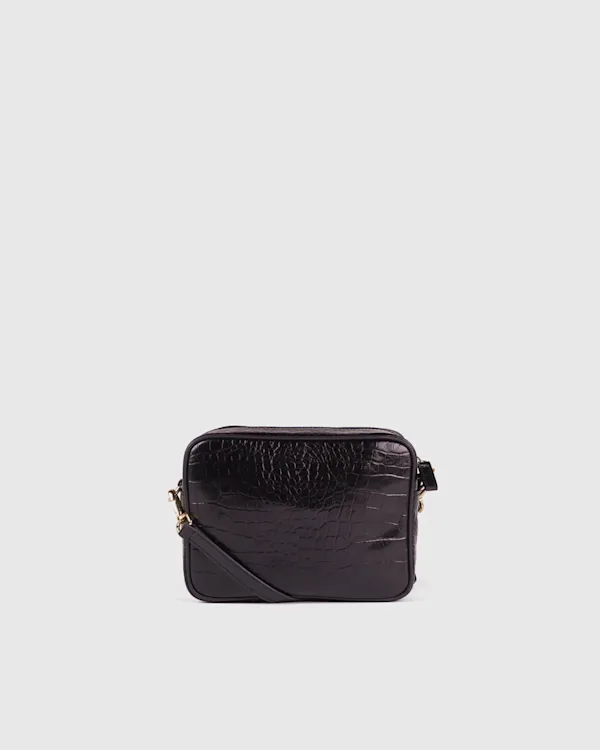 Italian Leather Crossbody Bag