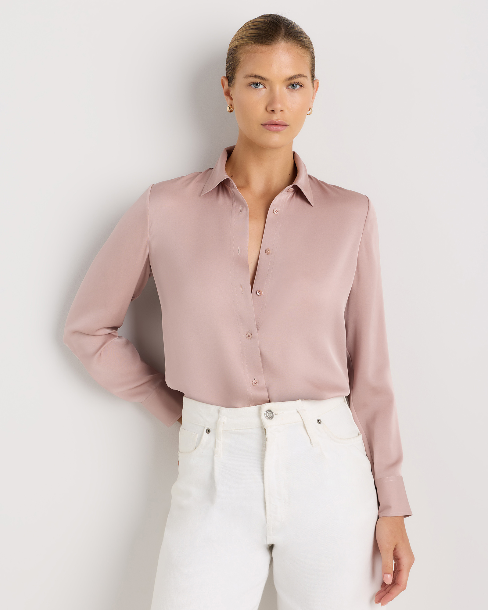 Washable Stretch Silk Blouse