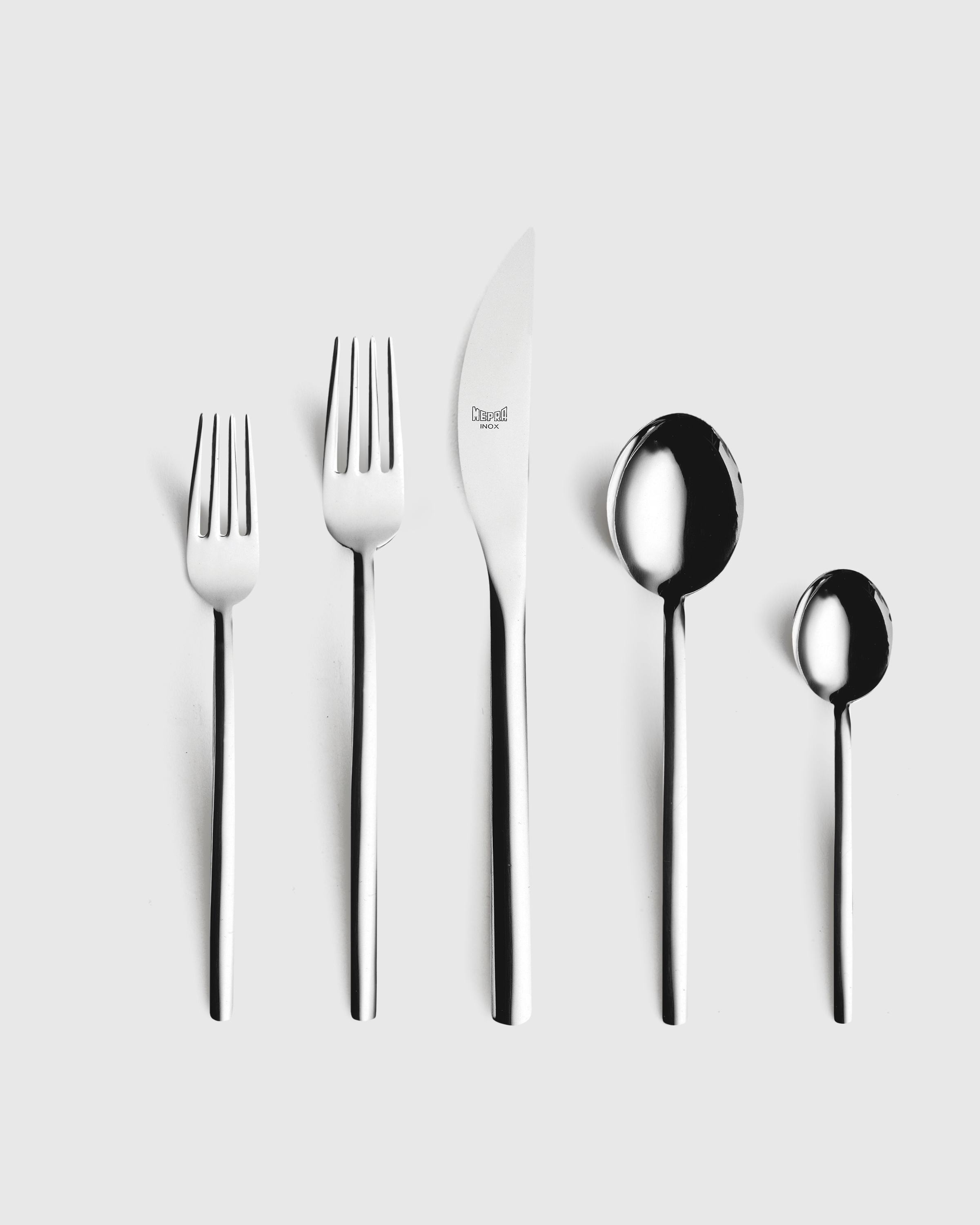 Quince Due Flatware 20-pc Set In Polished Stainless Steel