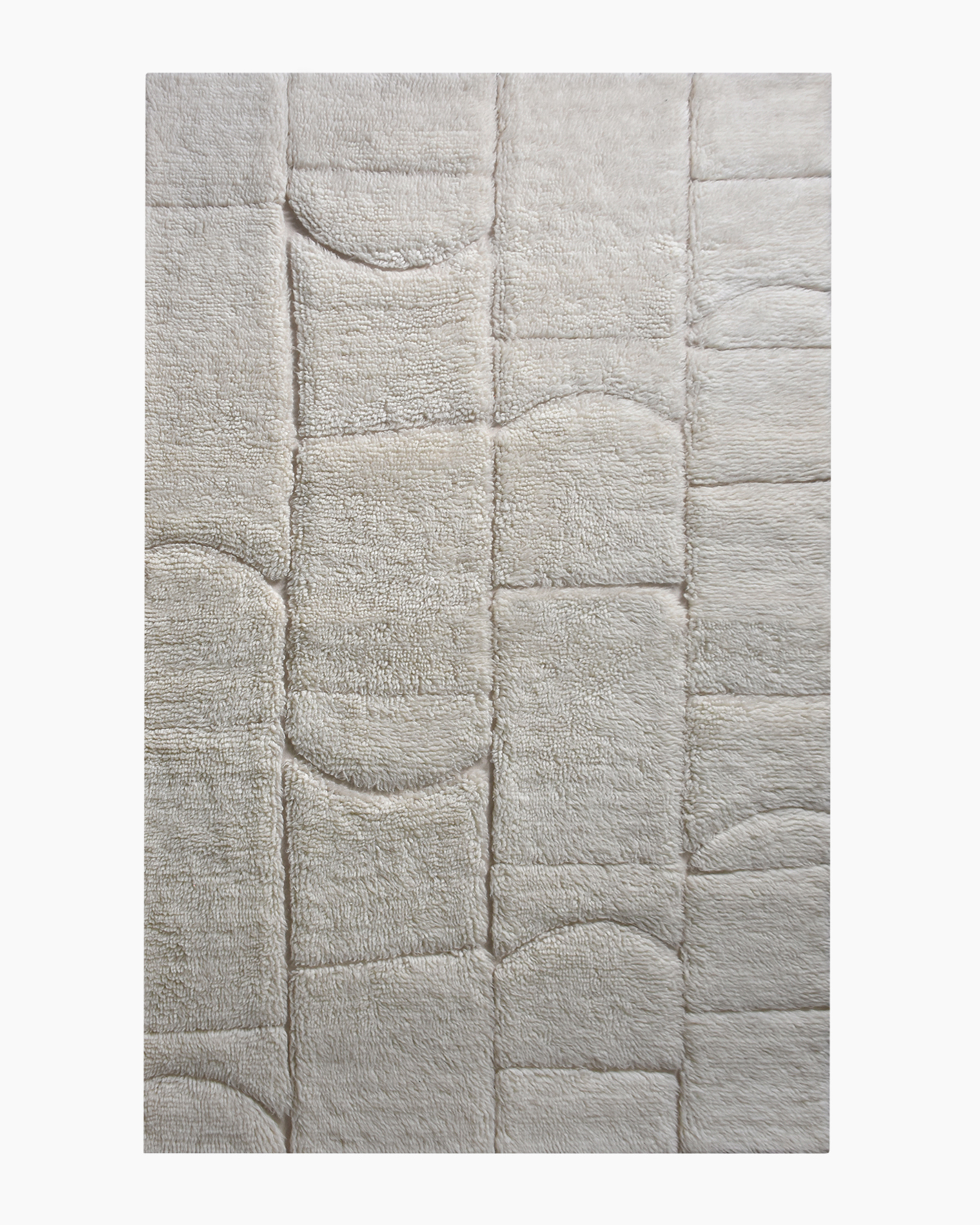 Quince Phoenix Tufted Wool Rug In Ivory
