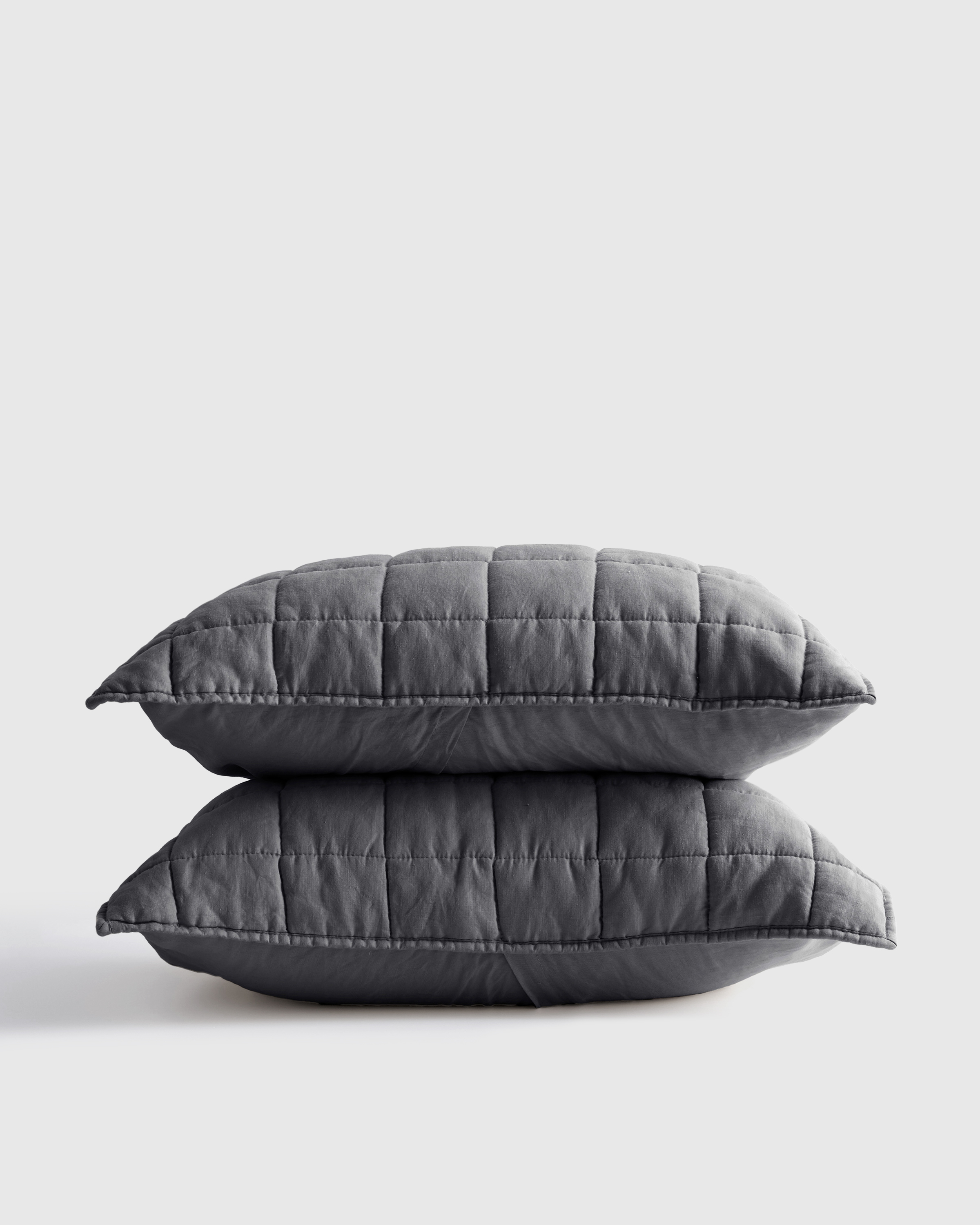 European Linen Box Quilted Sham Set