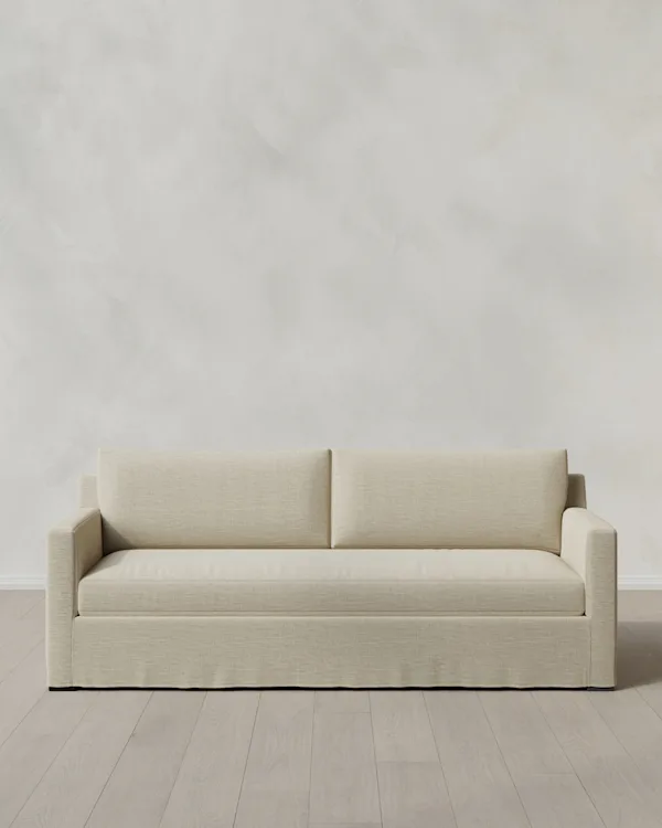Ellery Slipcover Sofa in Performance Linen