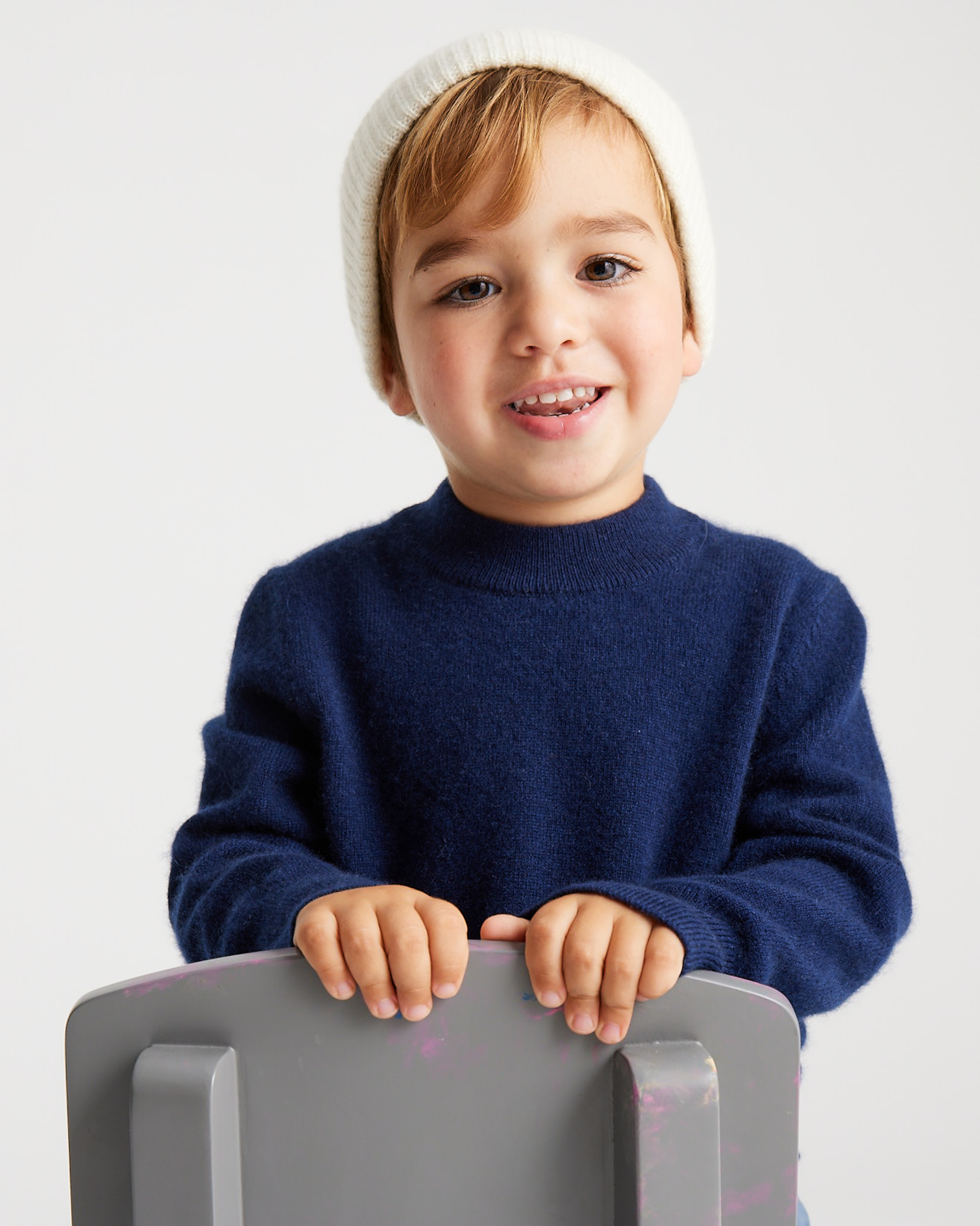 Washable Cashmere Beanie - Toddler - thumbnail 7