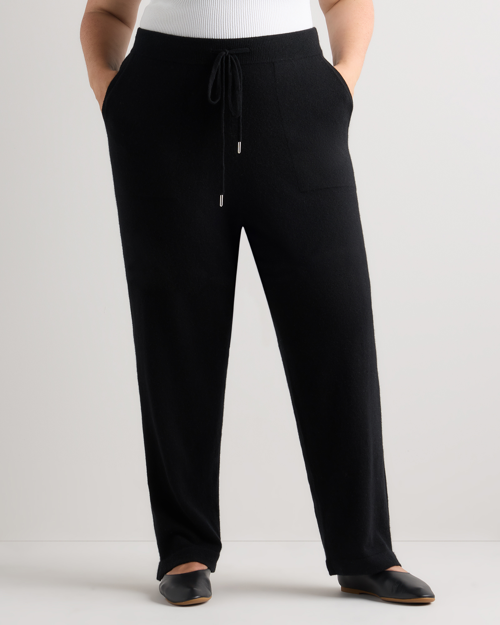 Mongolian Cashmere Straight Leg Pants