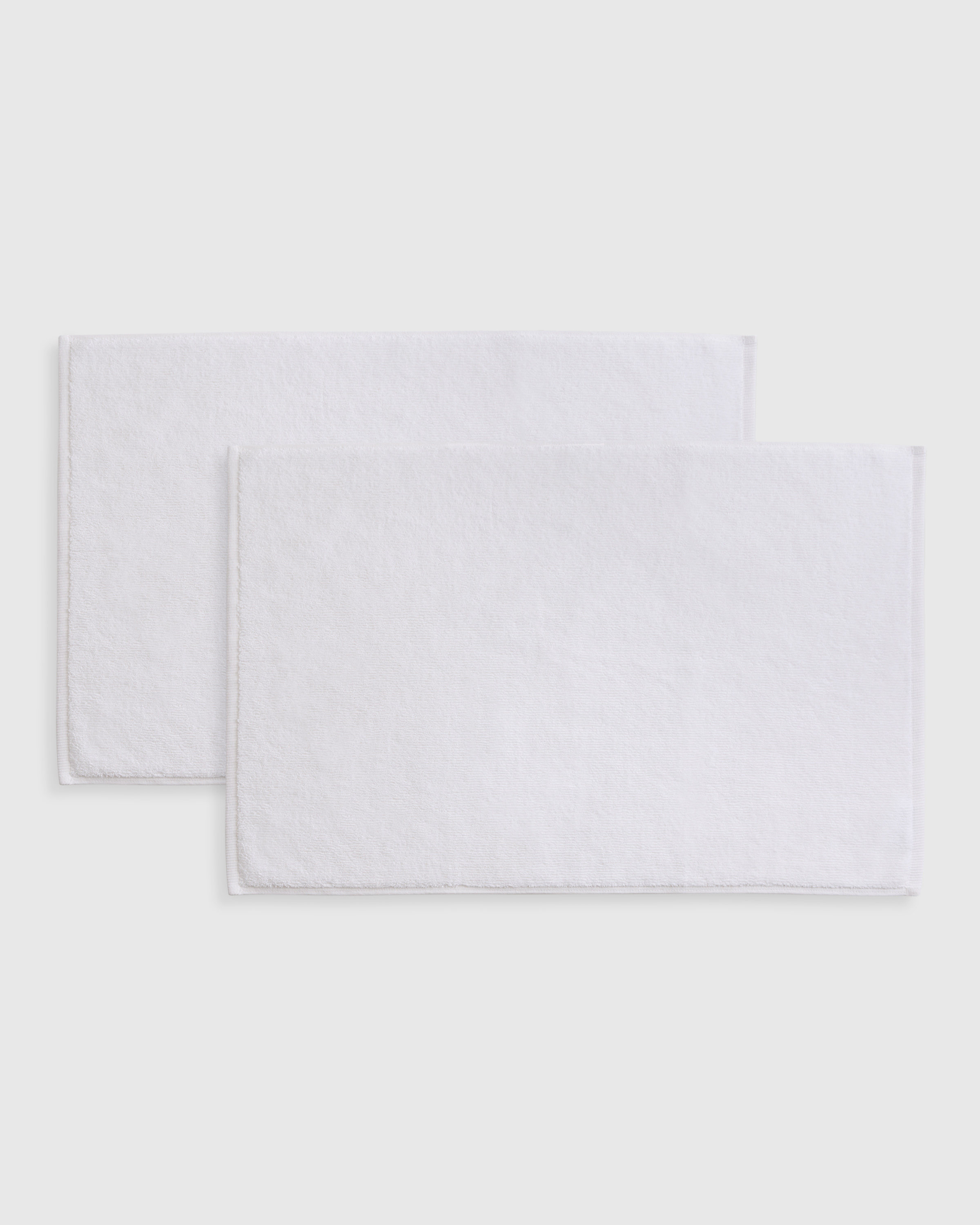 Ribbed Quick Dry Bath Math (Set of 2) - Mineral