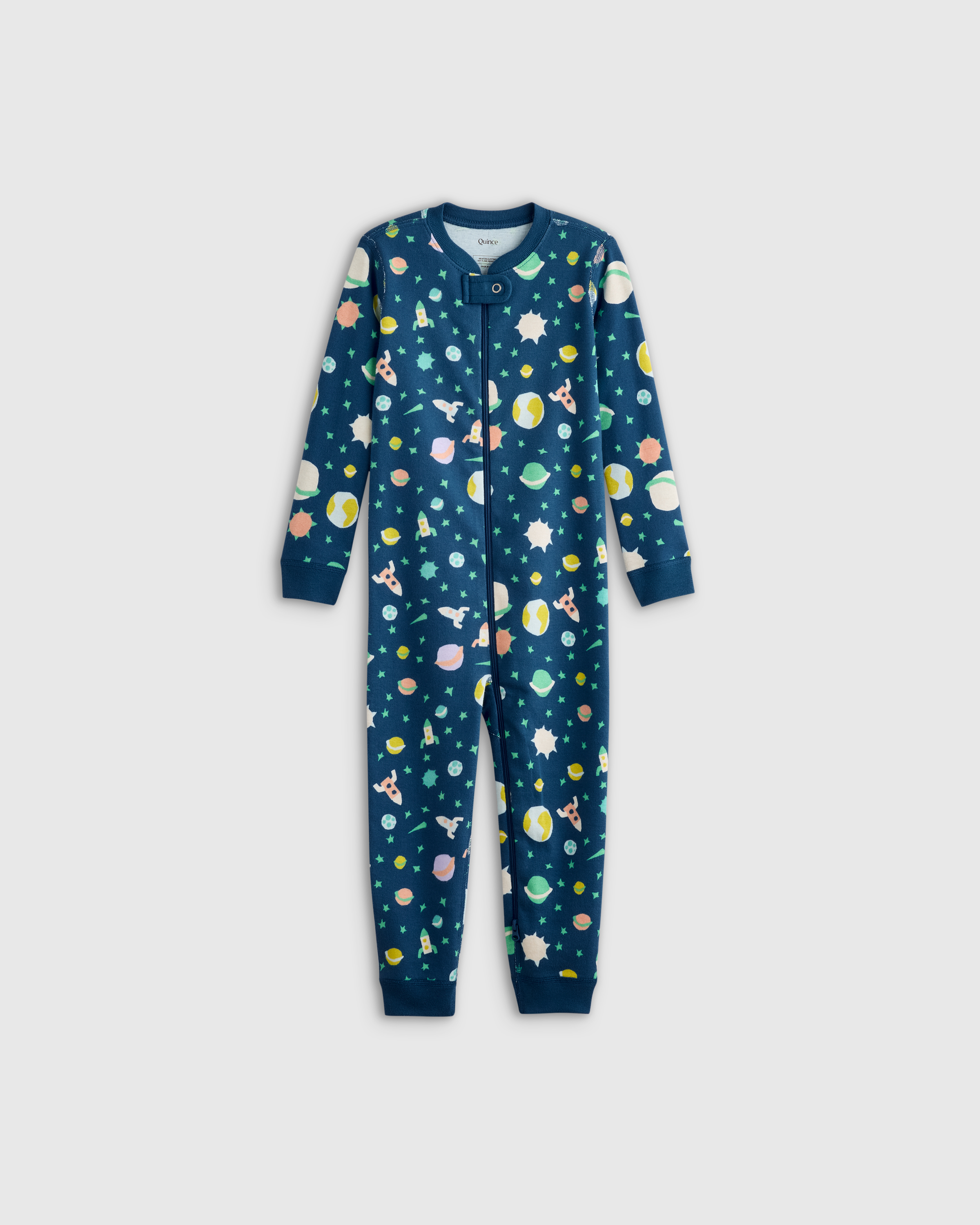 100% Organic Cotton One Piece Pajama - Toddler - thumbnail 5