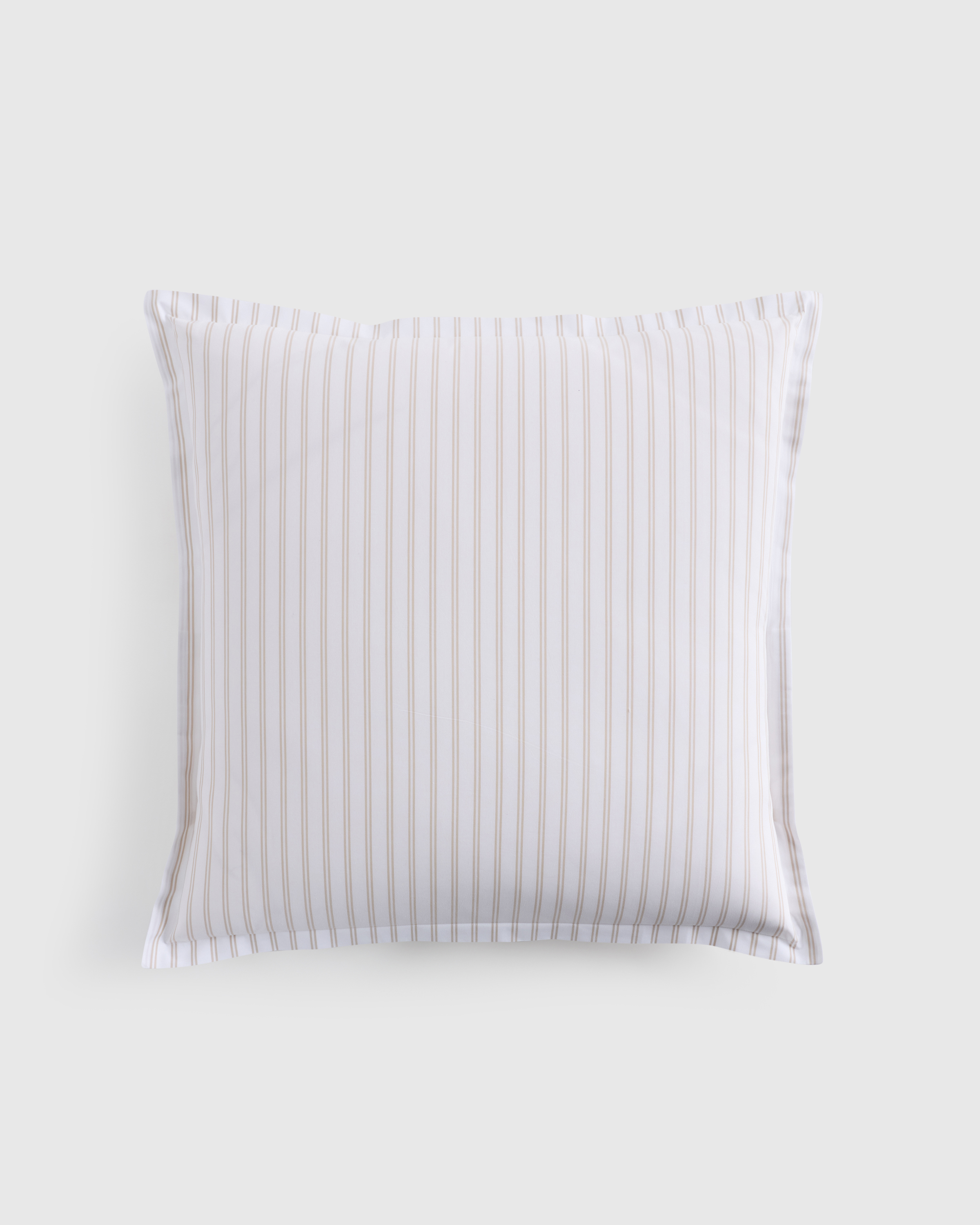 Classic Organic Percale Double Stripe Euro Sham