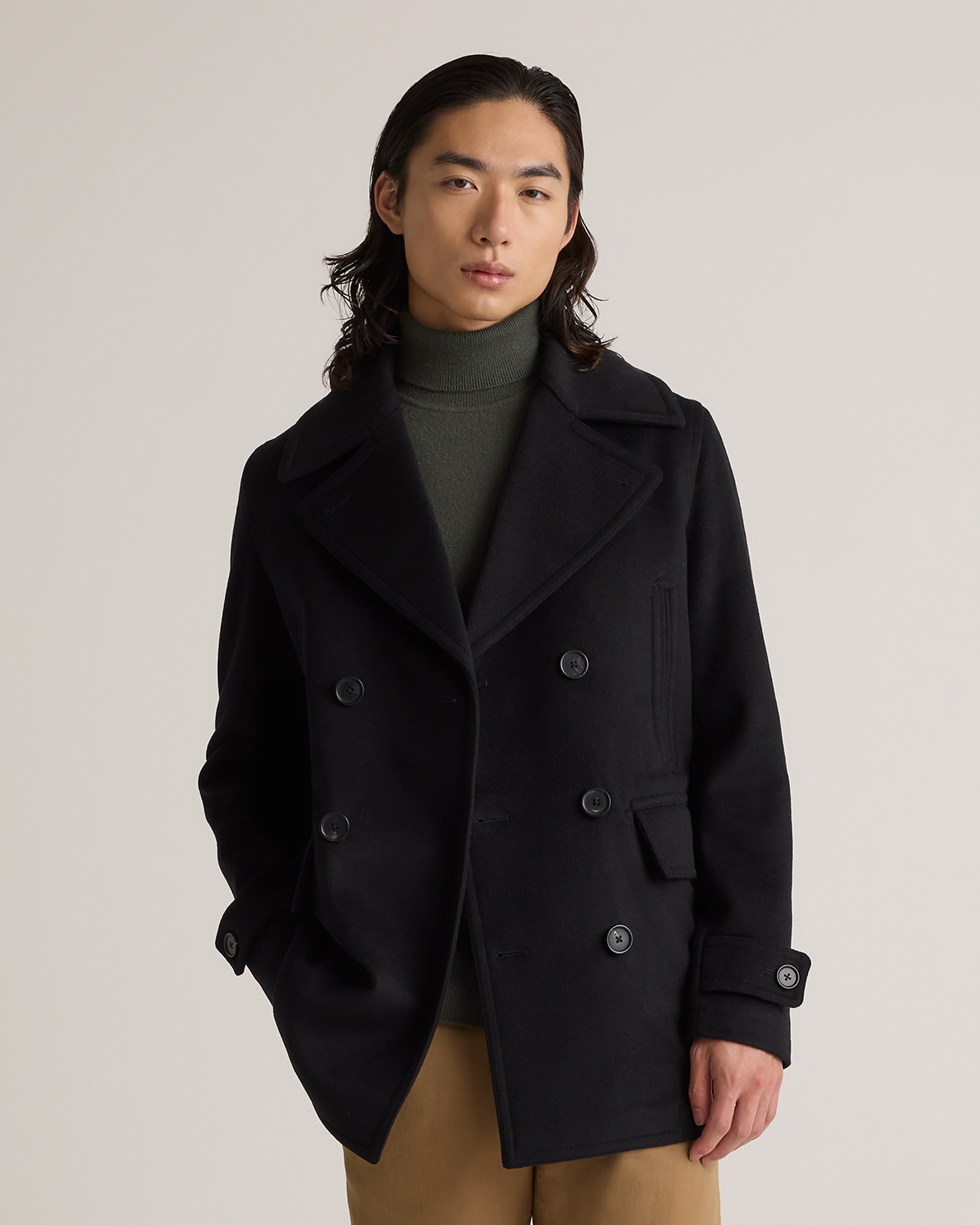 Italian Wool Peacoat