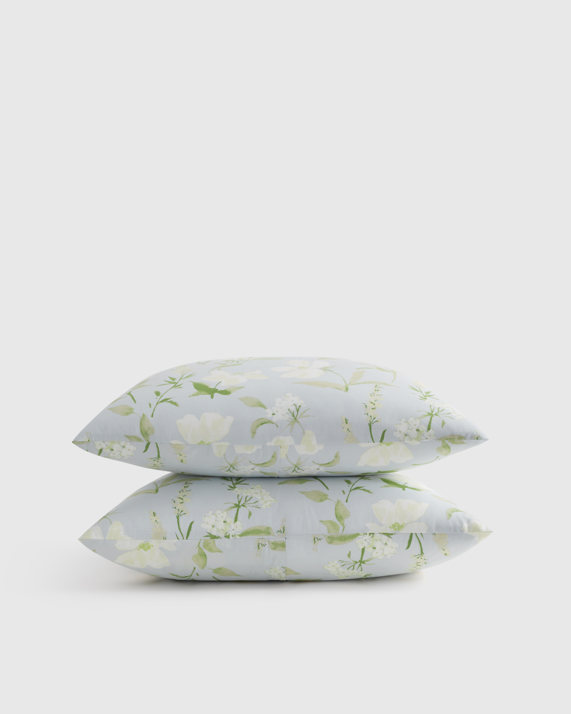 Classic Organic Percale Floral Sham Set