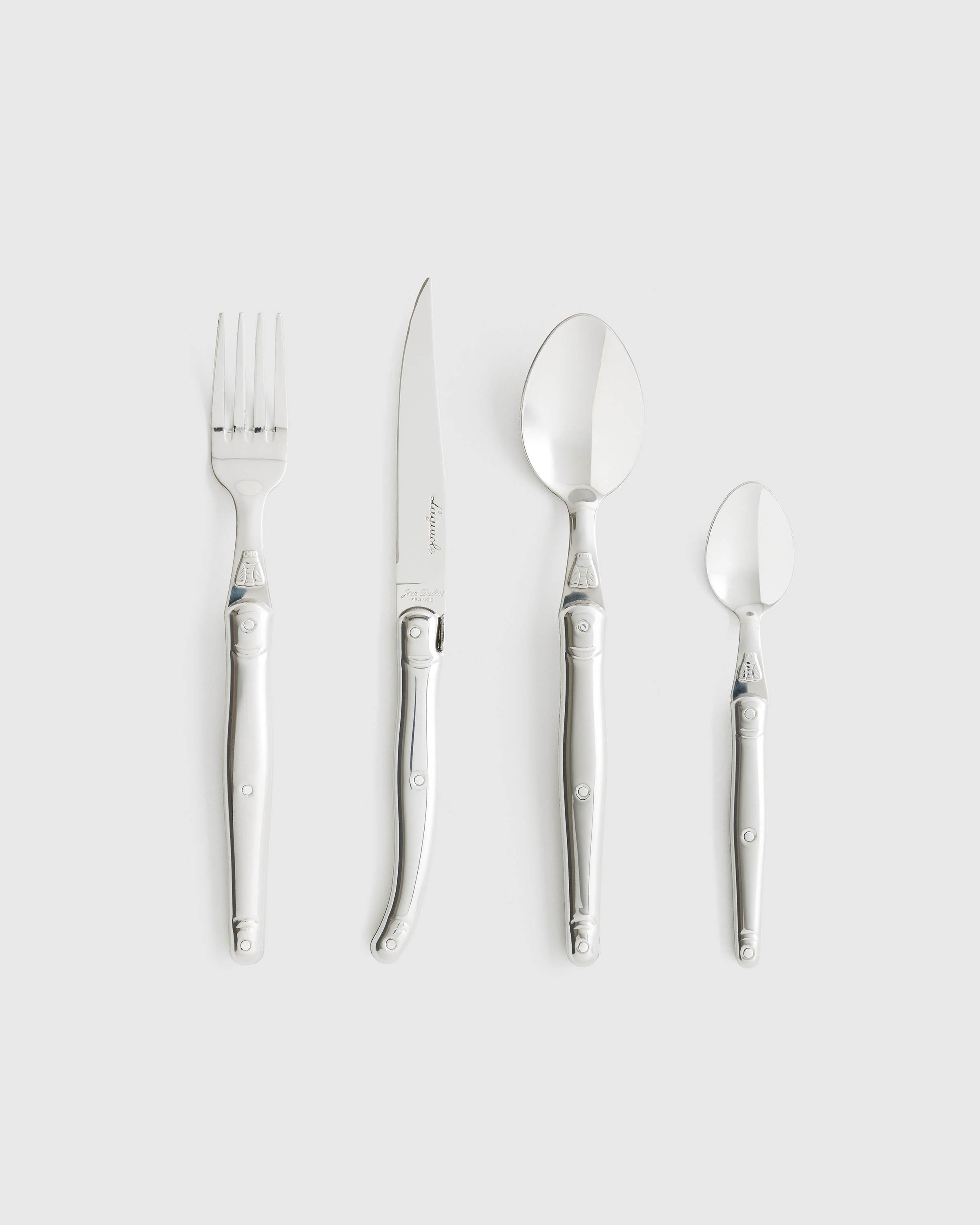 Jean Dubost Laguiole Stainless Steel Flatware Set