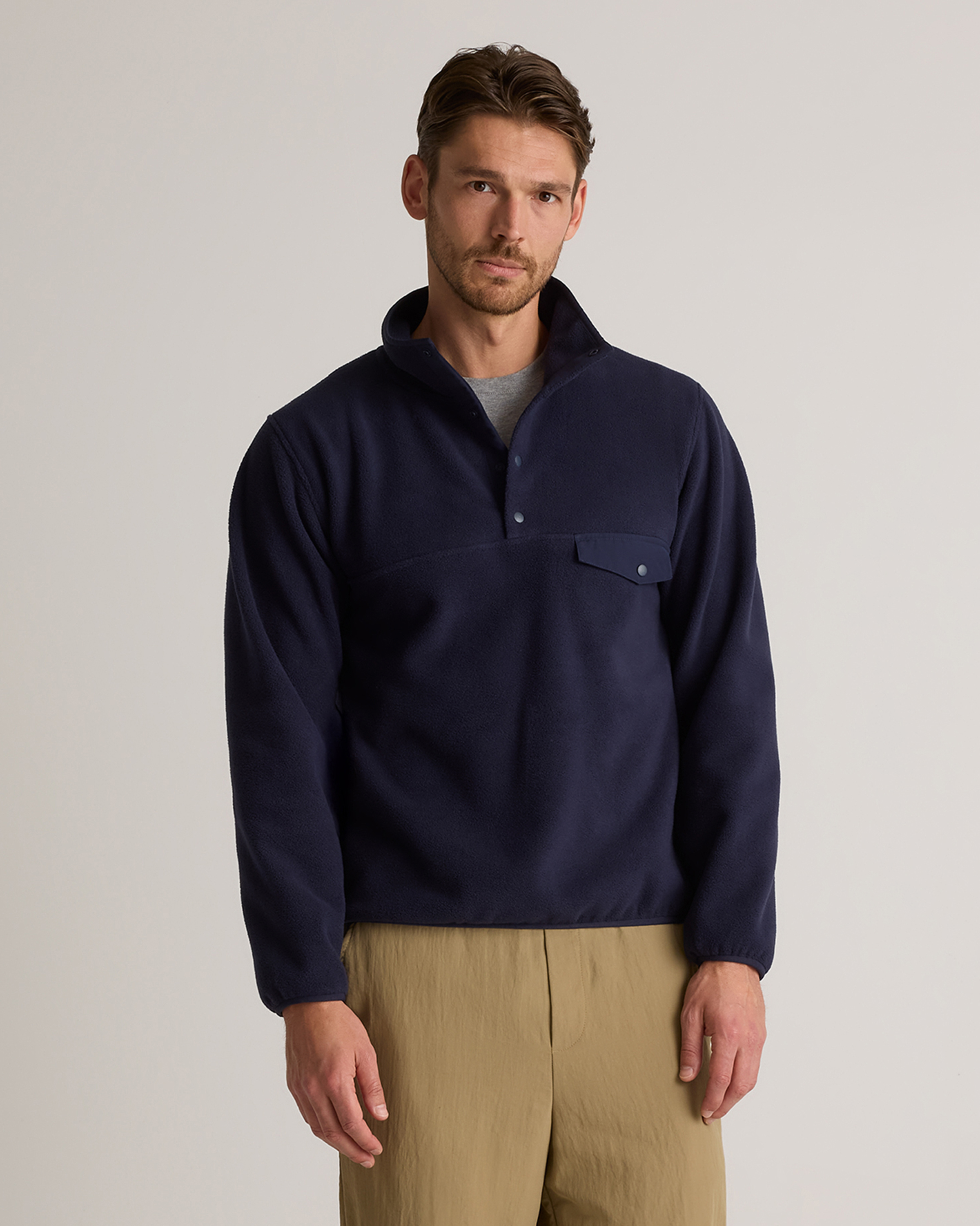 Polar Fleece Snap Pullover