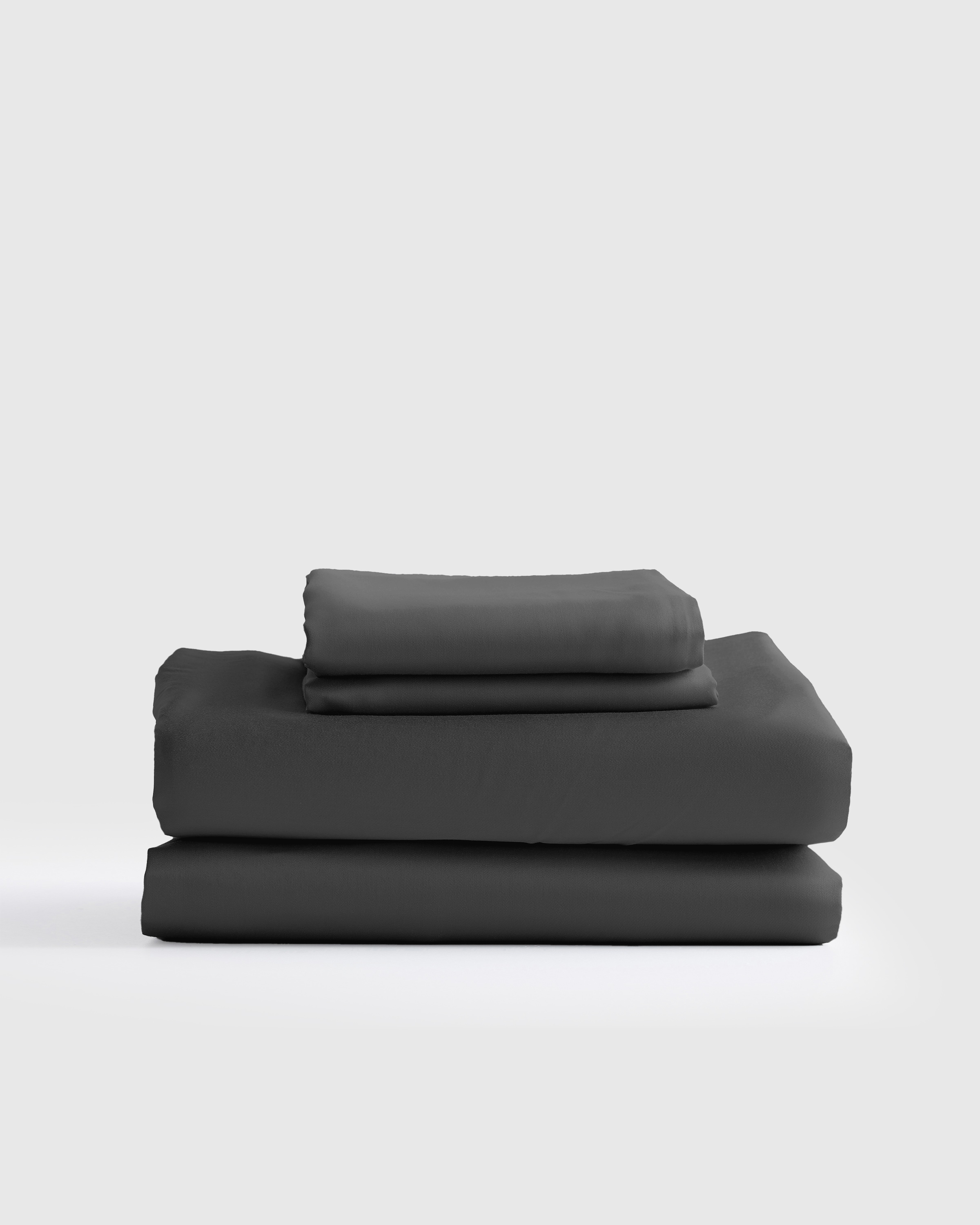Shop Quince Organic Bamboo Lyocell Sheet Set In Charcoal