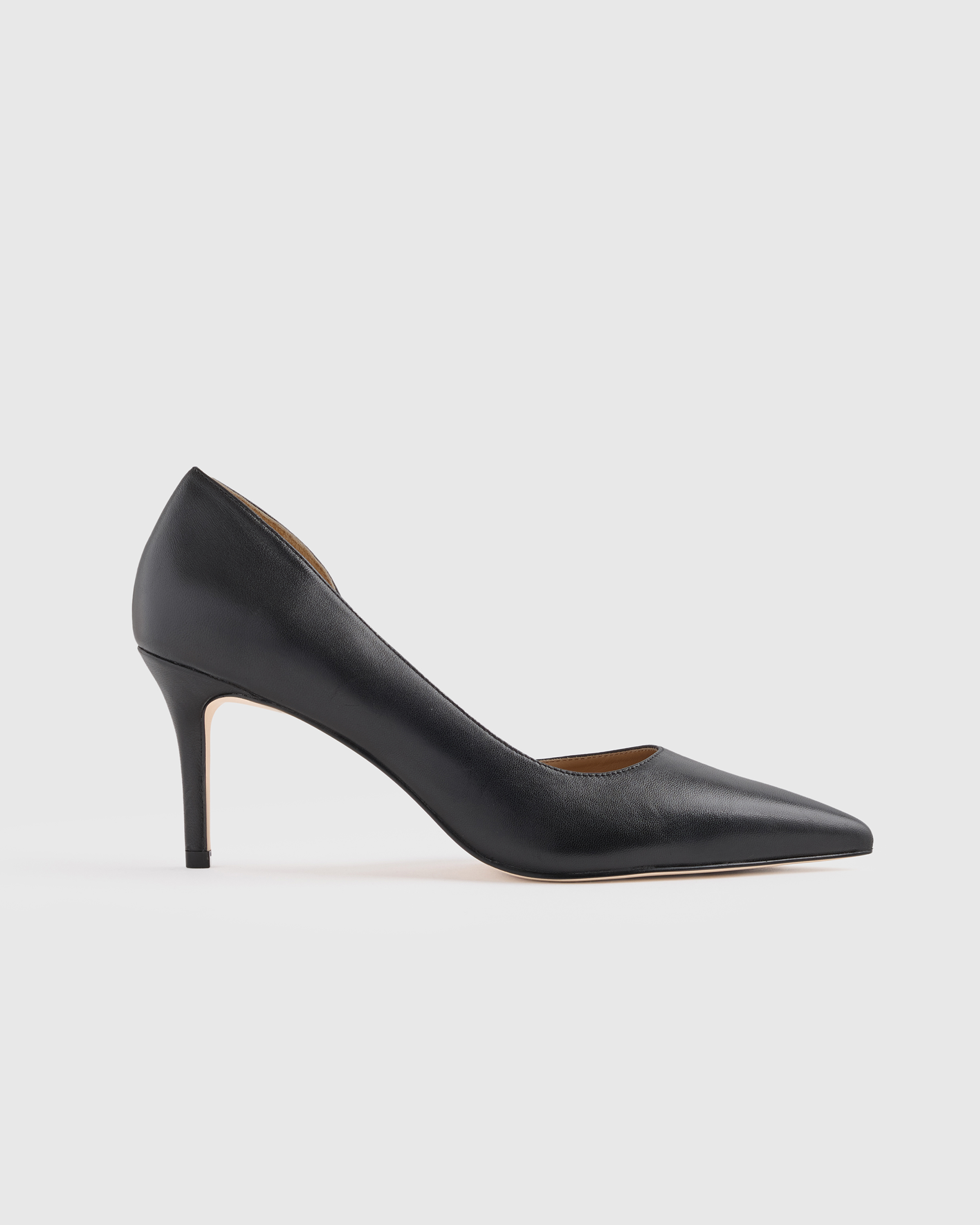 Italian Leather 75mm d'Orsay Pump 