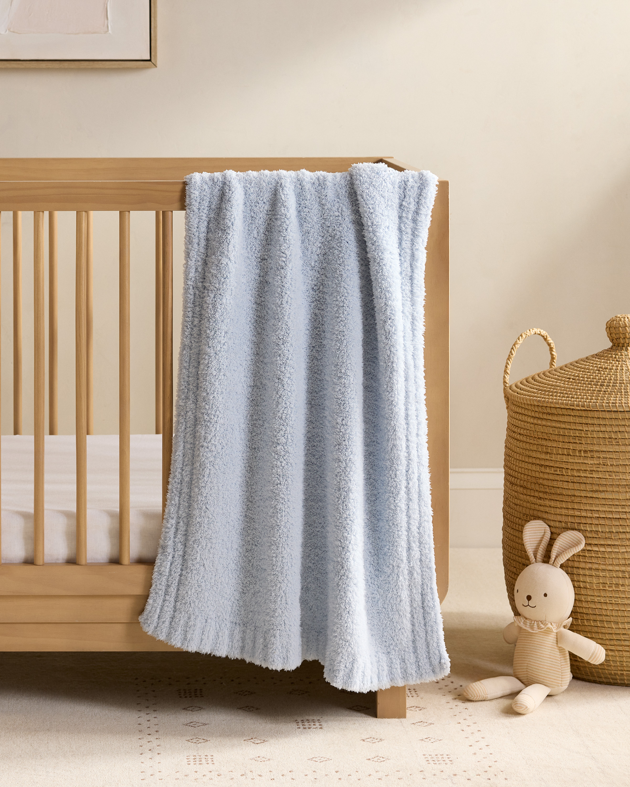Ultra Cozy Baby Blanket in Ivory
