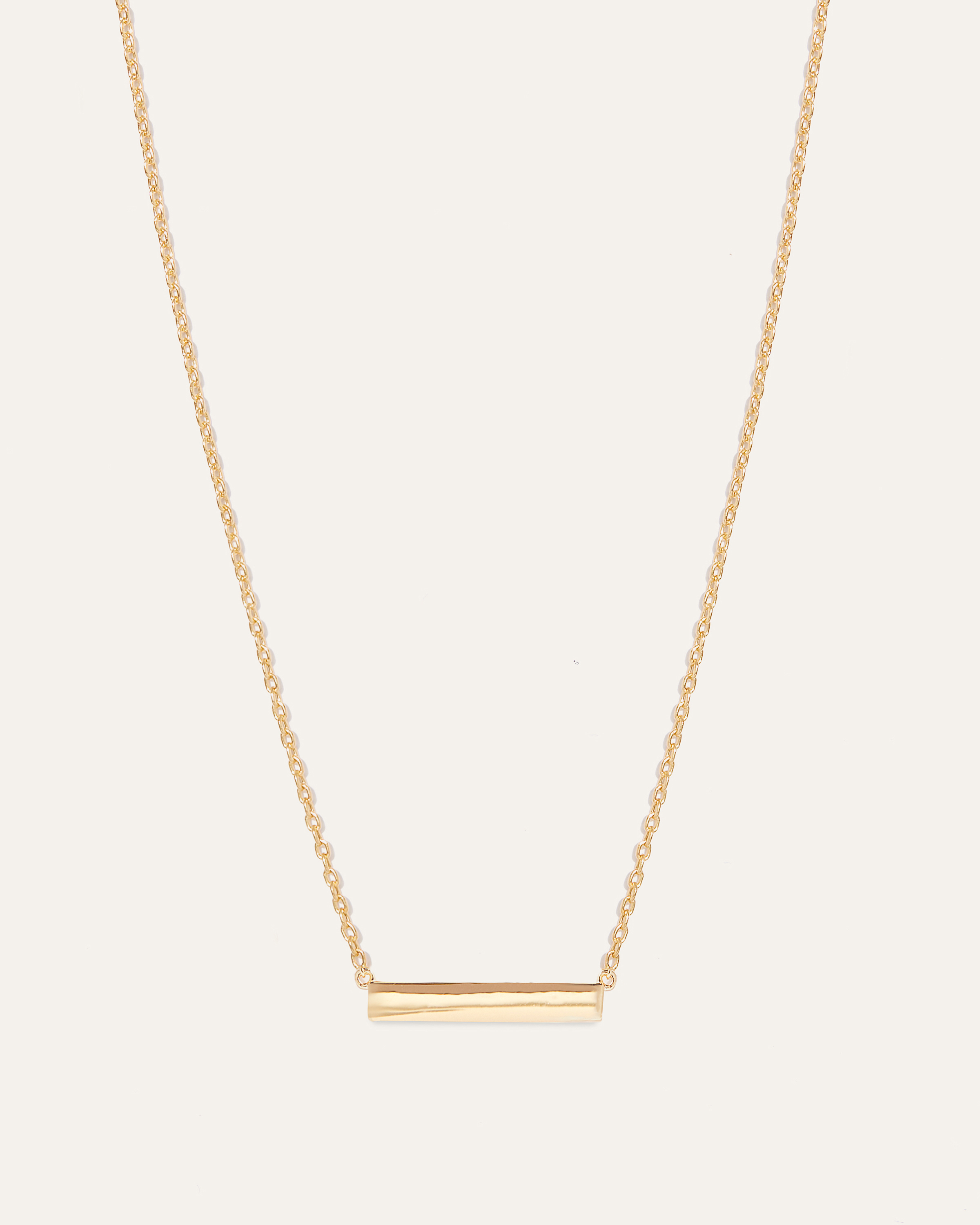 Quince Women's Bar Necklace In Gold