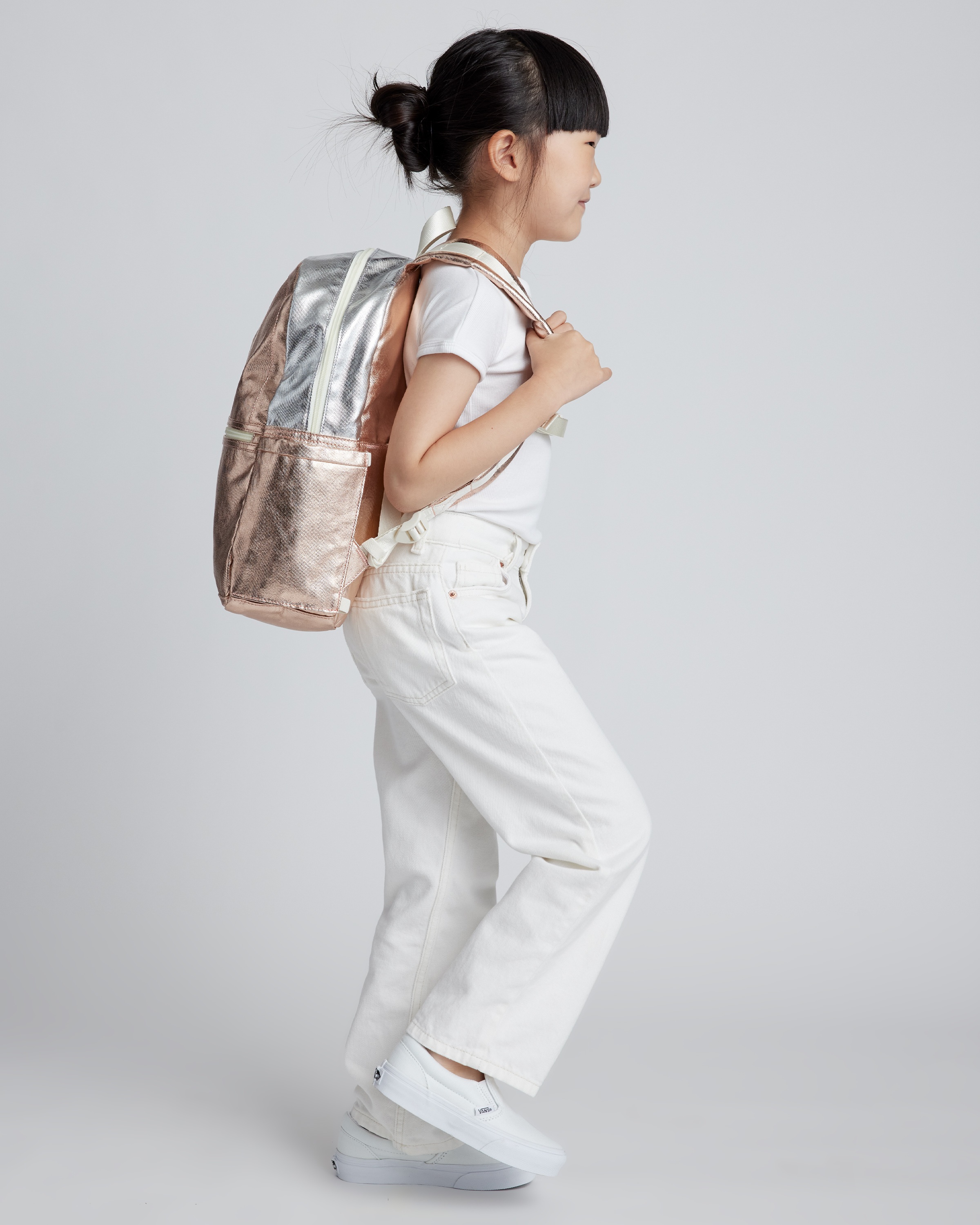 Recycled Double Pocket Backpack - Small - thumbnail 9
