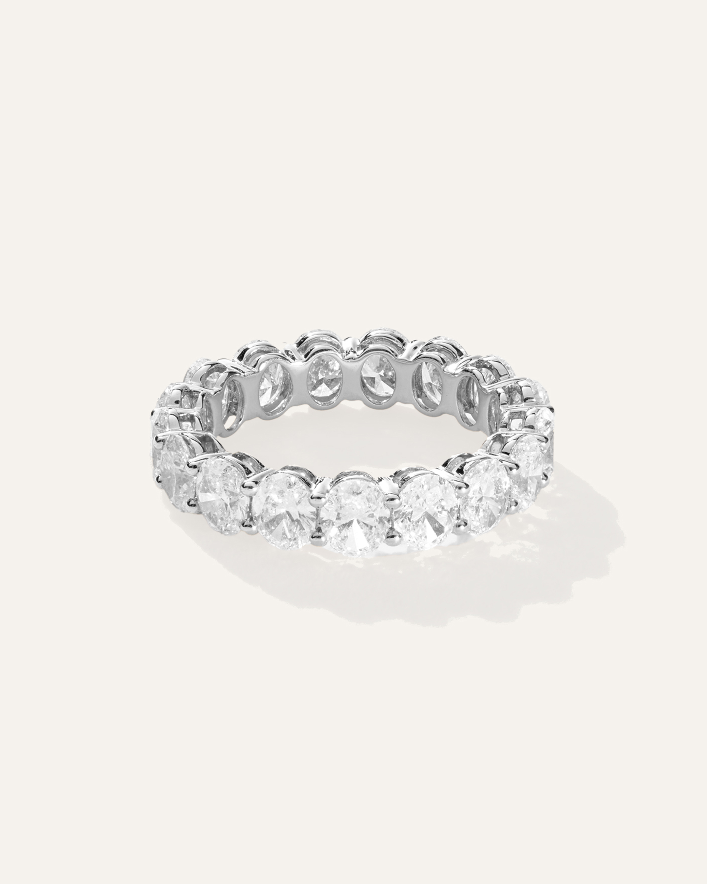 Lab Grown Diamond Oval Eternity Band