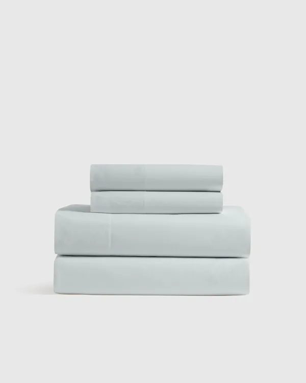 Organic Crisp Percale Sheet Set